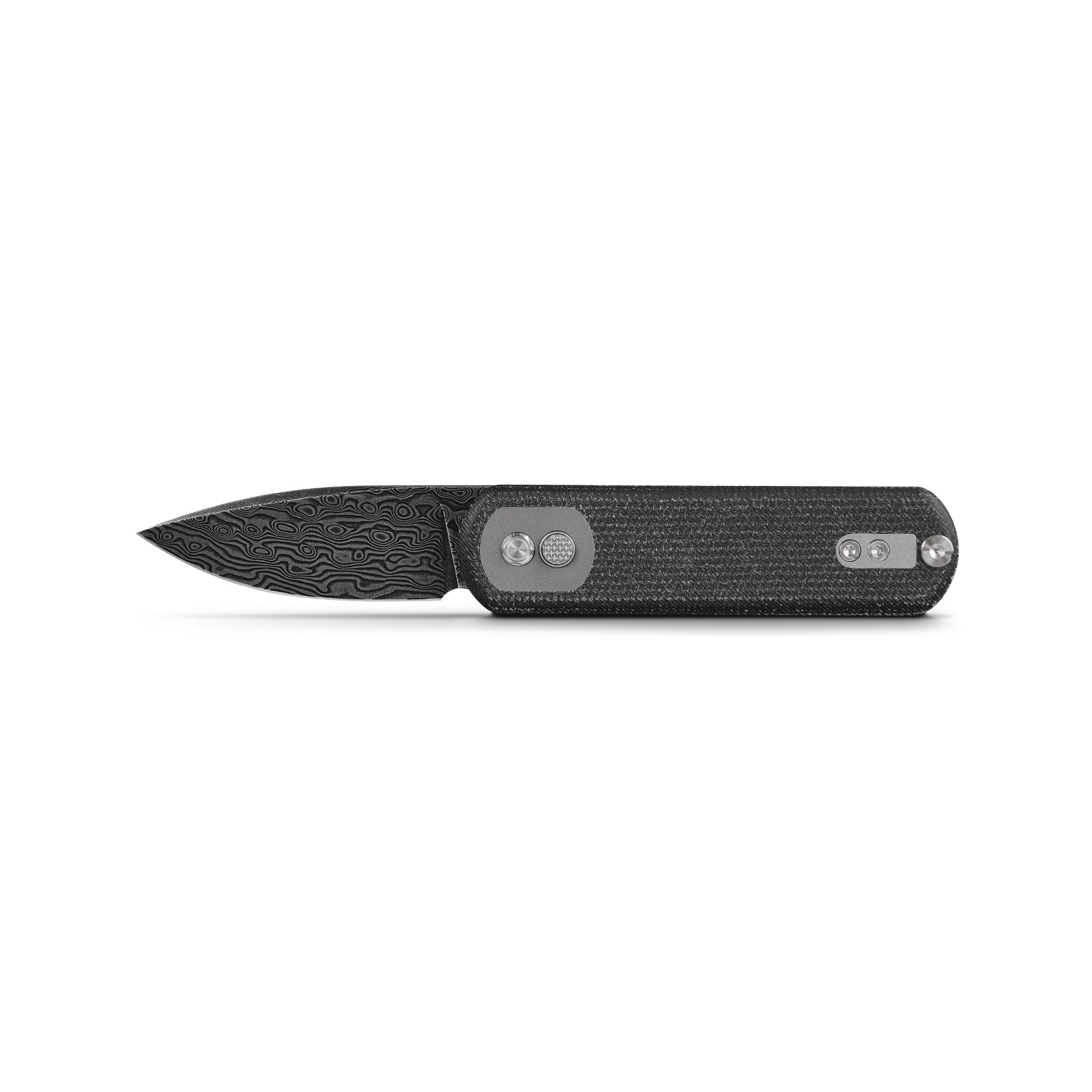 Vosteed Corgi Pup Trek Lock Knife - Damascus Blade
