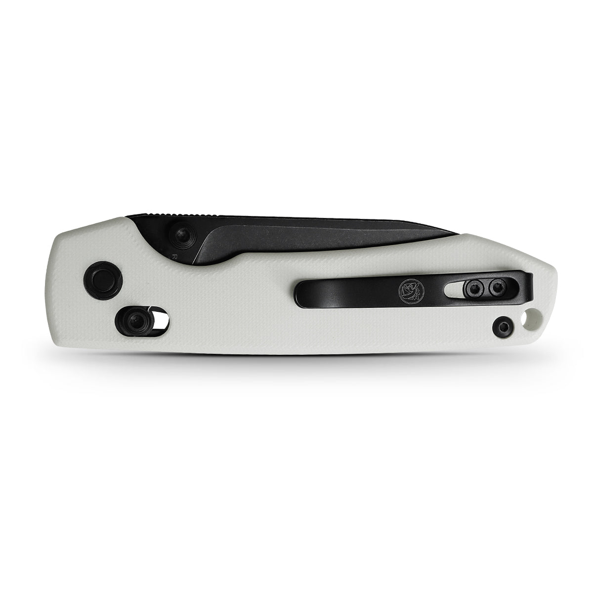 Vosteed Raccoon Knife, White G10 Handle Detail
