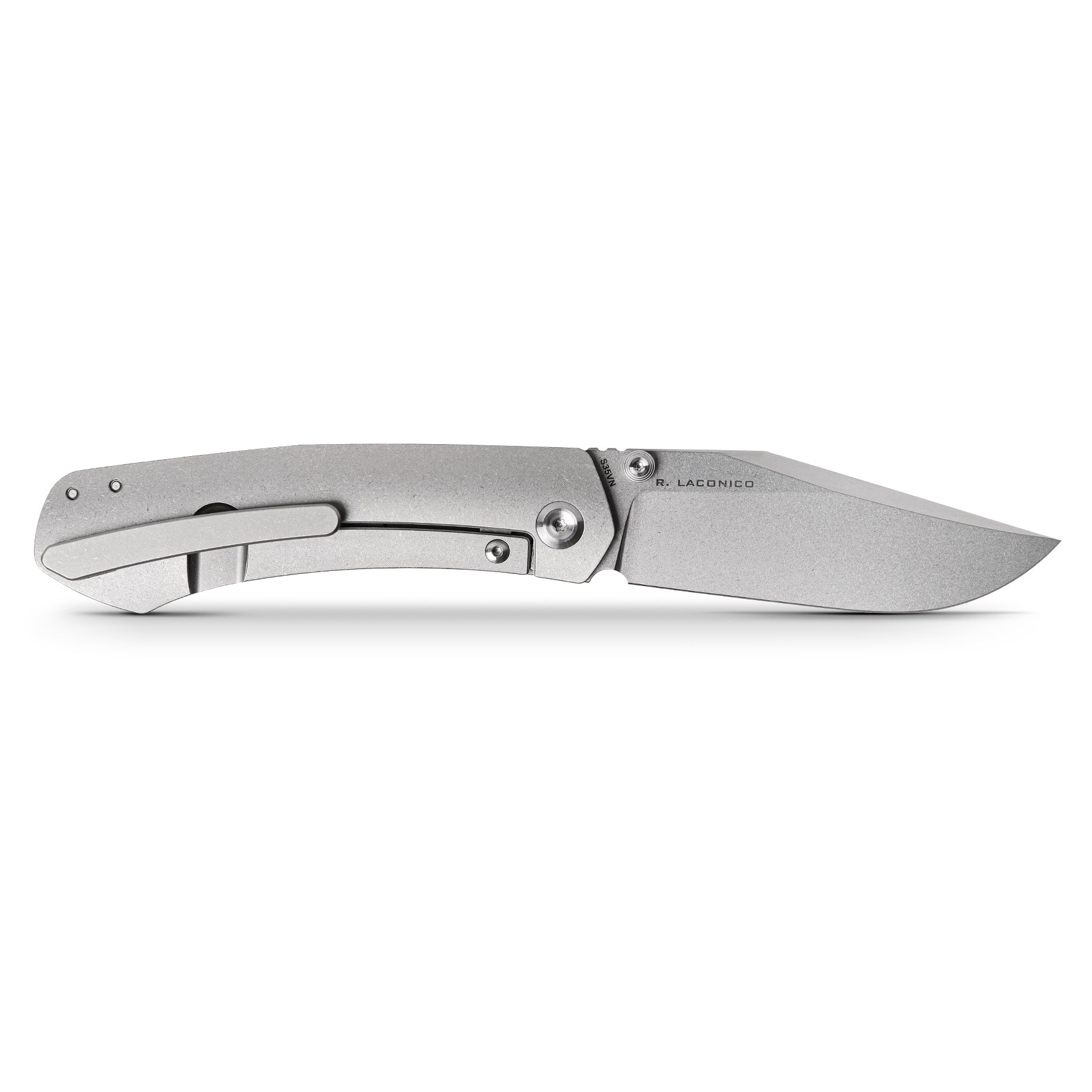 Vosteed Vallhund Frame Lock Knife, Titanium Handle, R. Laconico