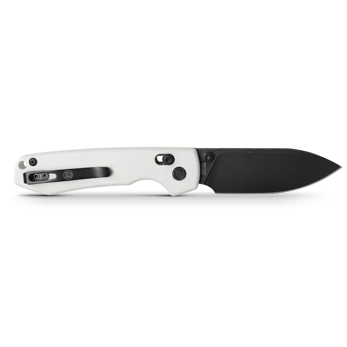 Vosteed Raccoon Crossbar Lock Knife - White G10 Handle
