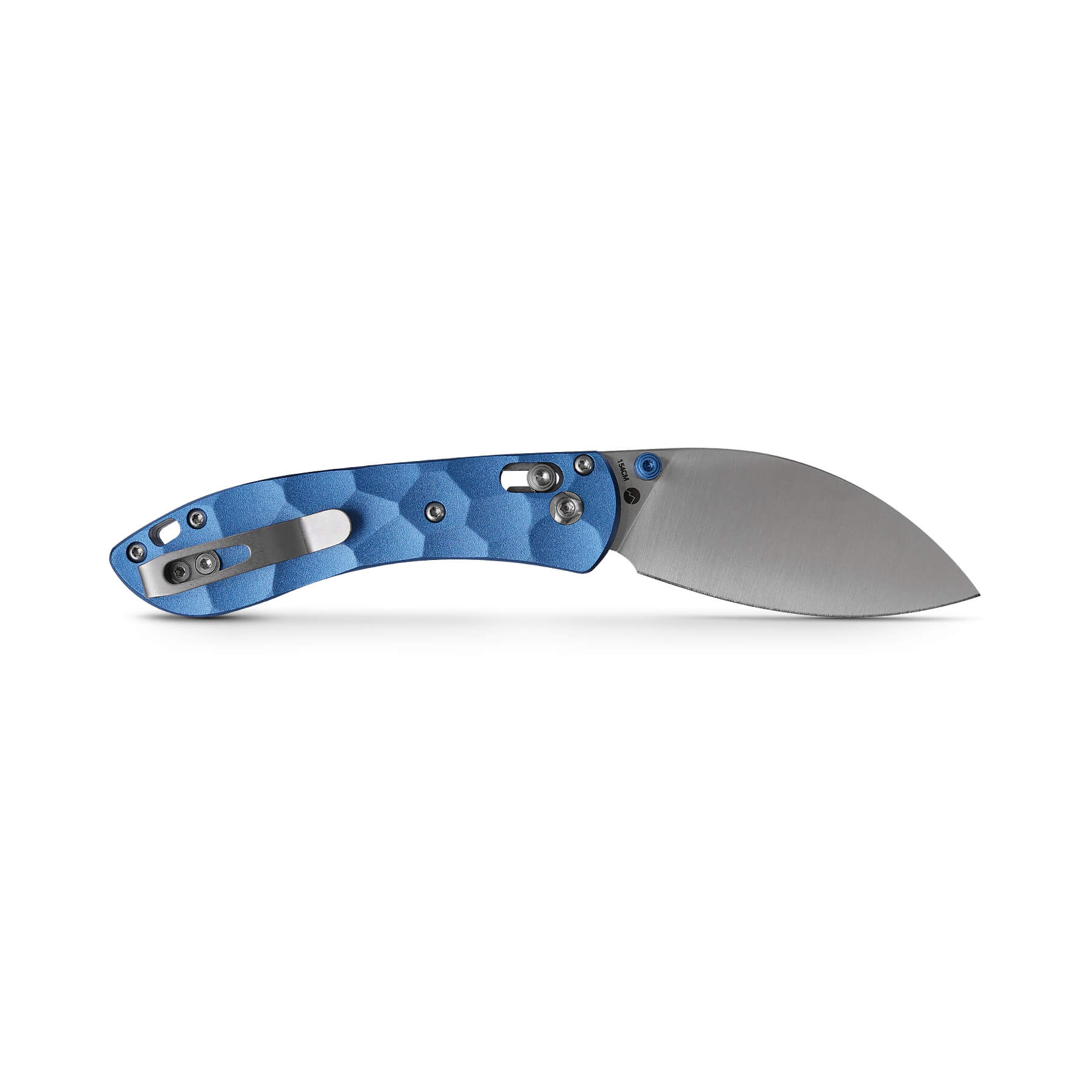 Vosteed Mini Nightshade Blue Pocket Knife - Open Blade
