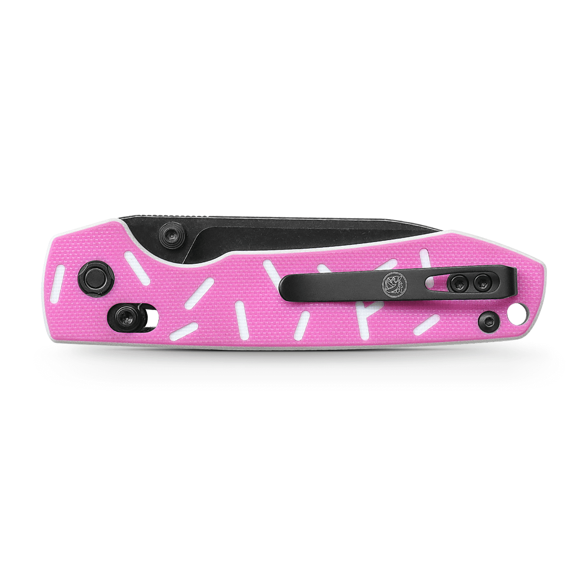 Vosteed Raccoon A0529 knife with pink G10 handle