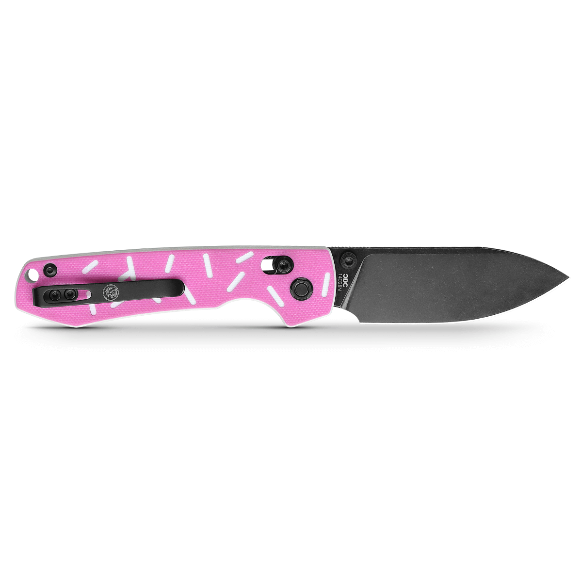 Vosteed Raccoon A0529 EDC Knife with Pink Donut Pattern Handle