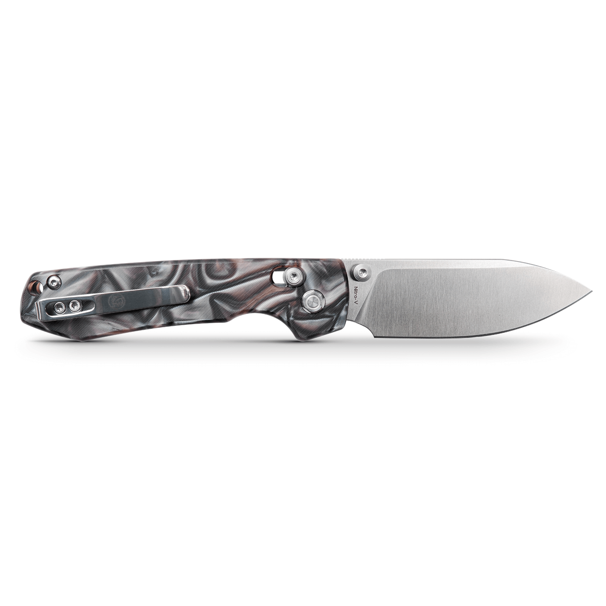 Vosteed Raccoon Folding Knife with Raffir Noble Handle
