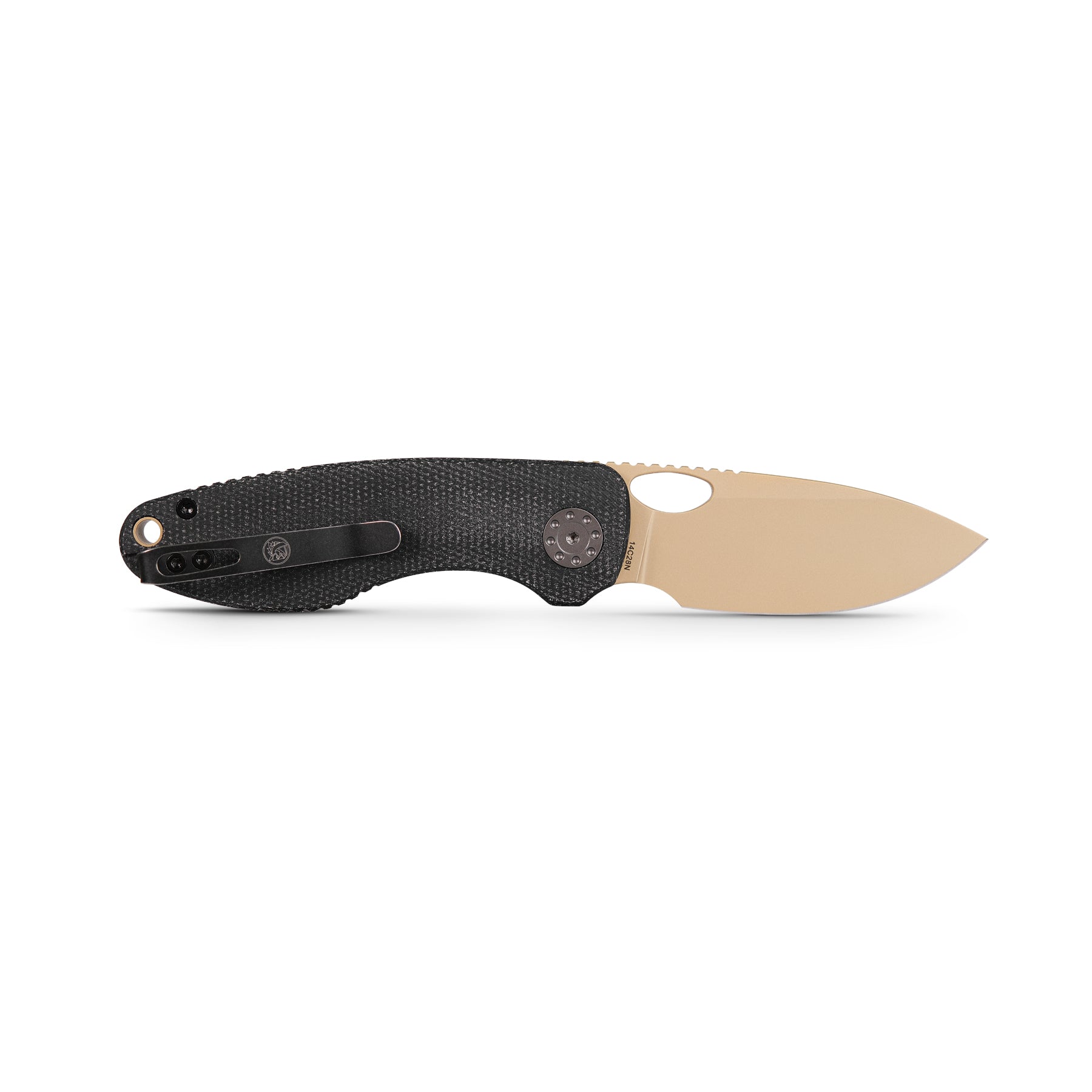 Vosteed Acorn Knife with Micarta Handle and Tan Blade