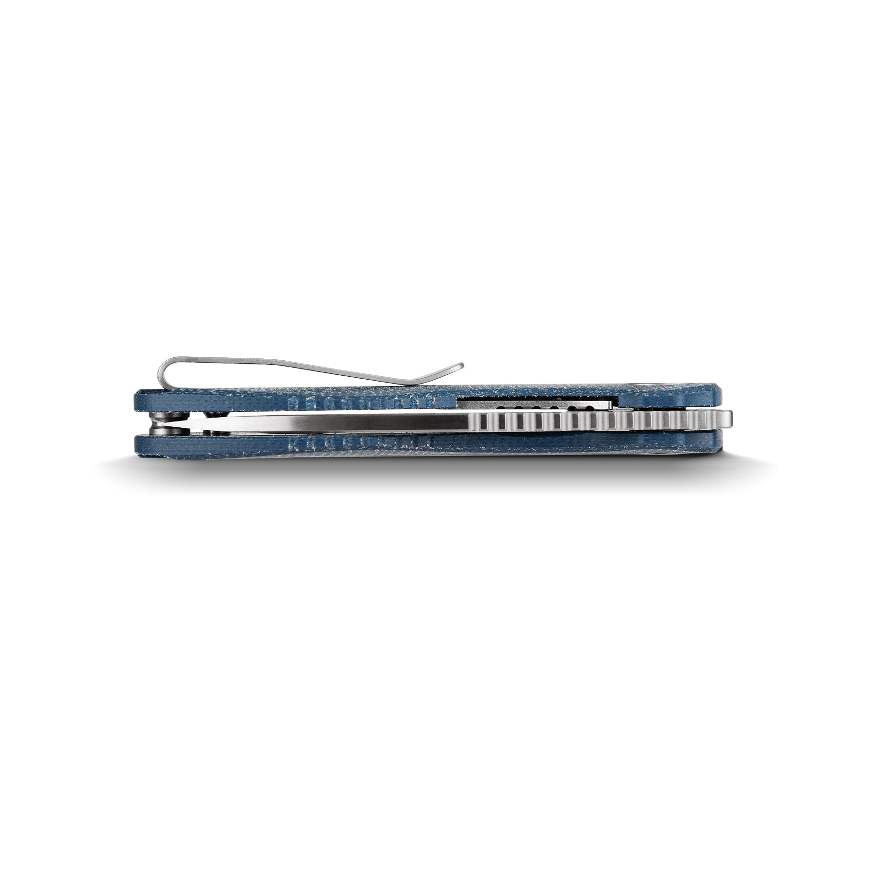Vosteed Acorn knife profile, pocket clip detail