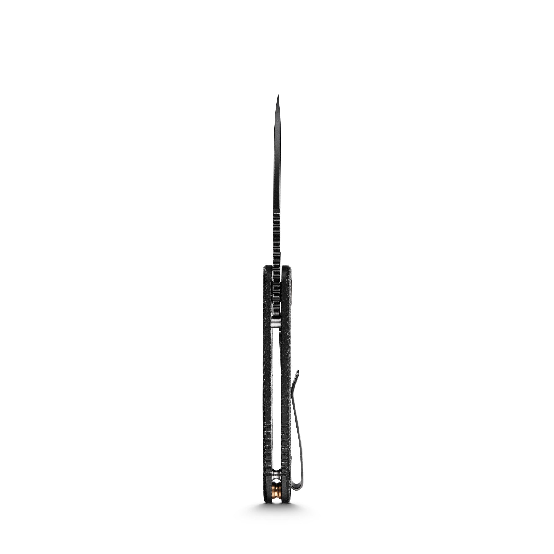 Vosteed Acorn knife profile: blade and pocket clip