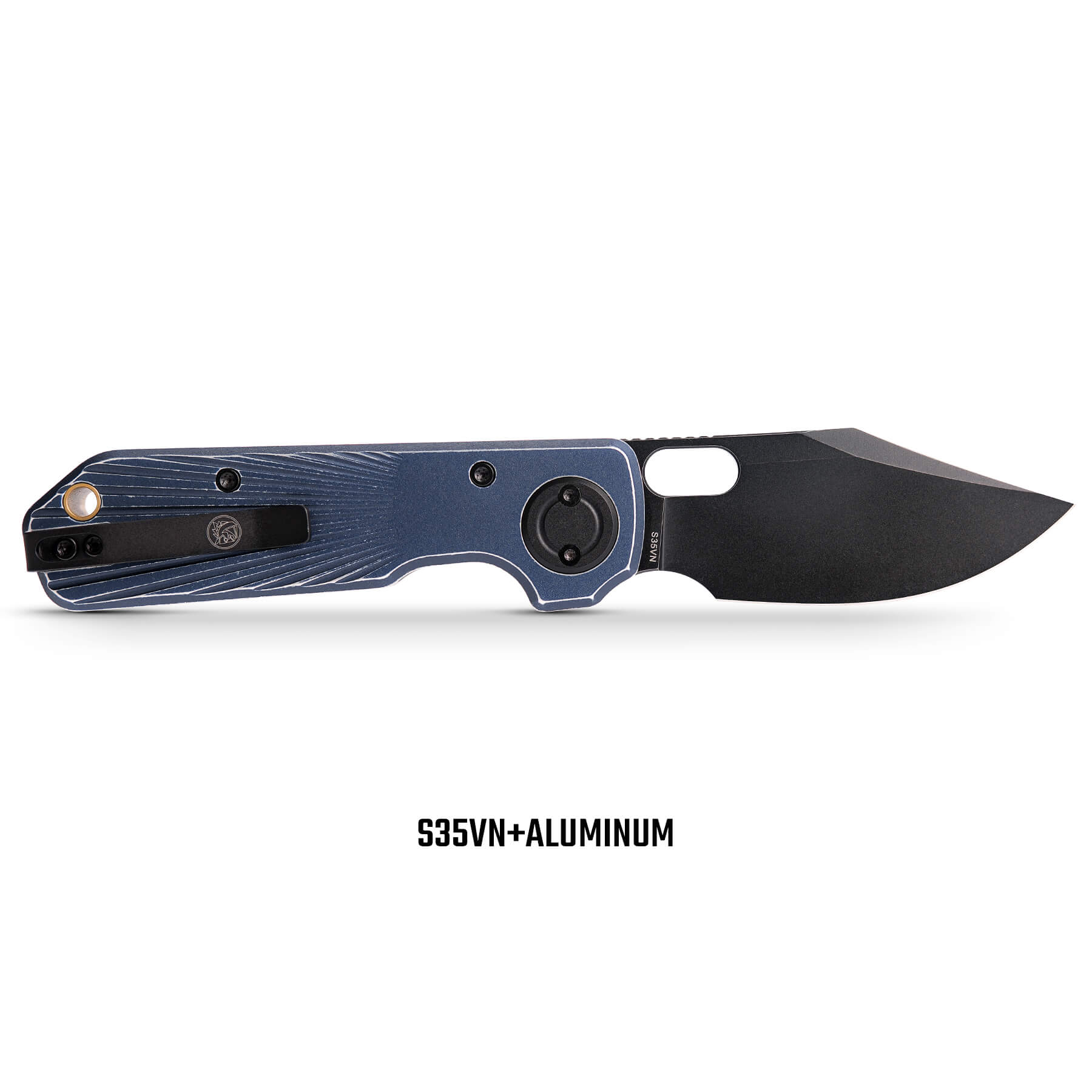 Vosteed Akita Knife with S35VN Bowie Blade and Aluminum Handle