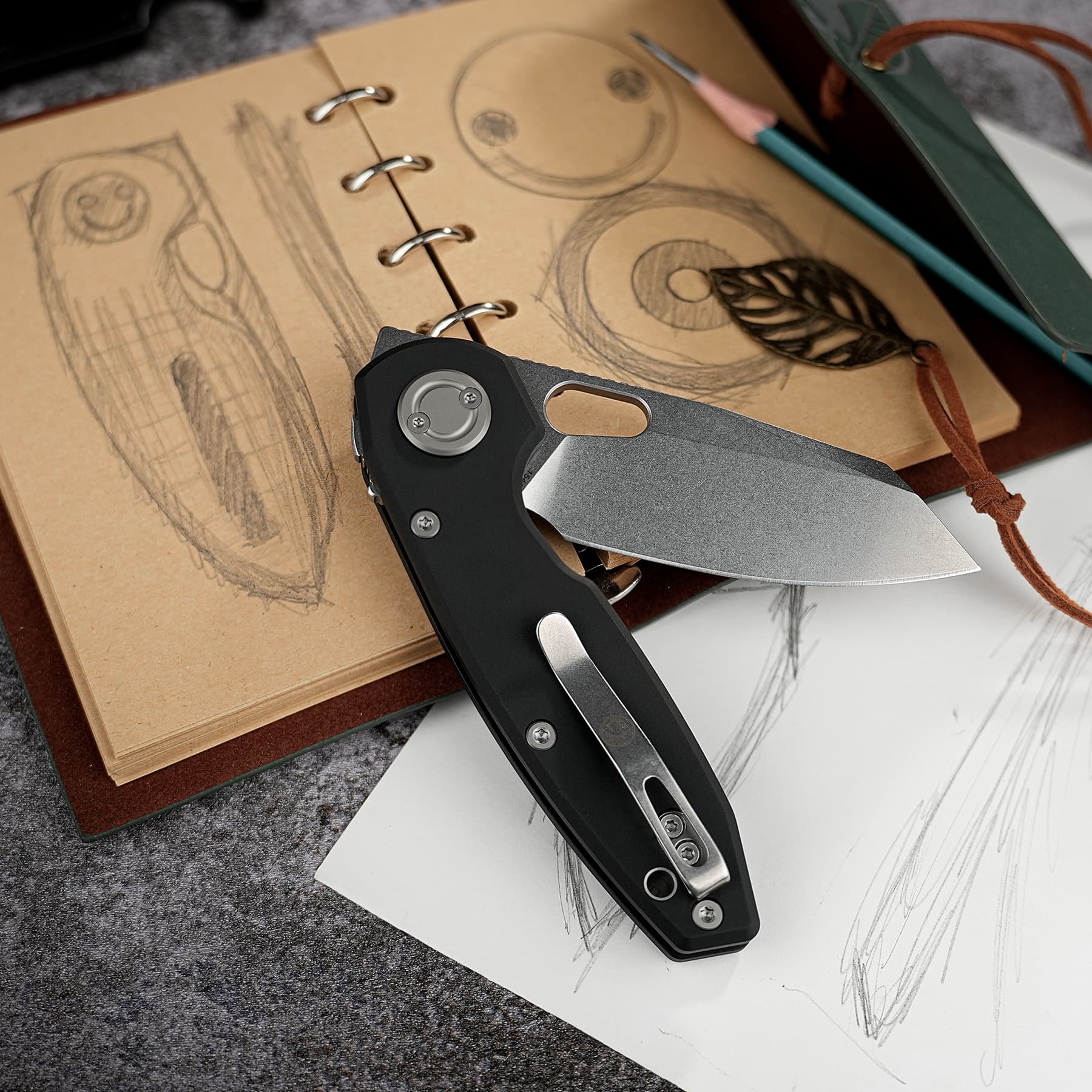 Ankylo - Vanchor lock (3.18"154CM Blade & Aluminum Handle) - A1908