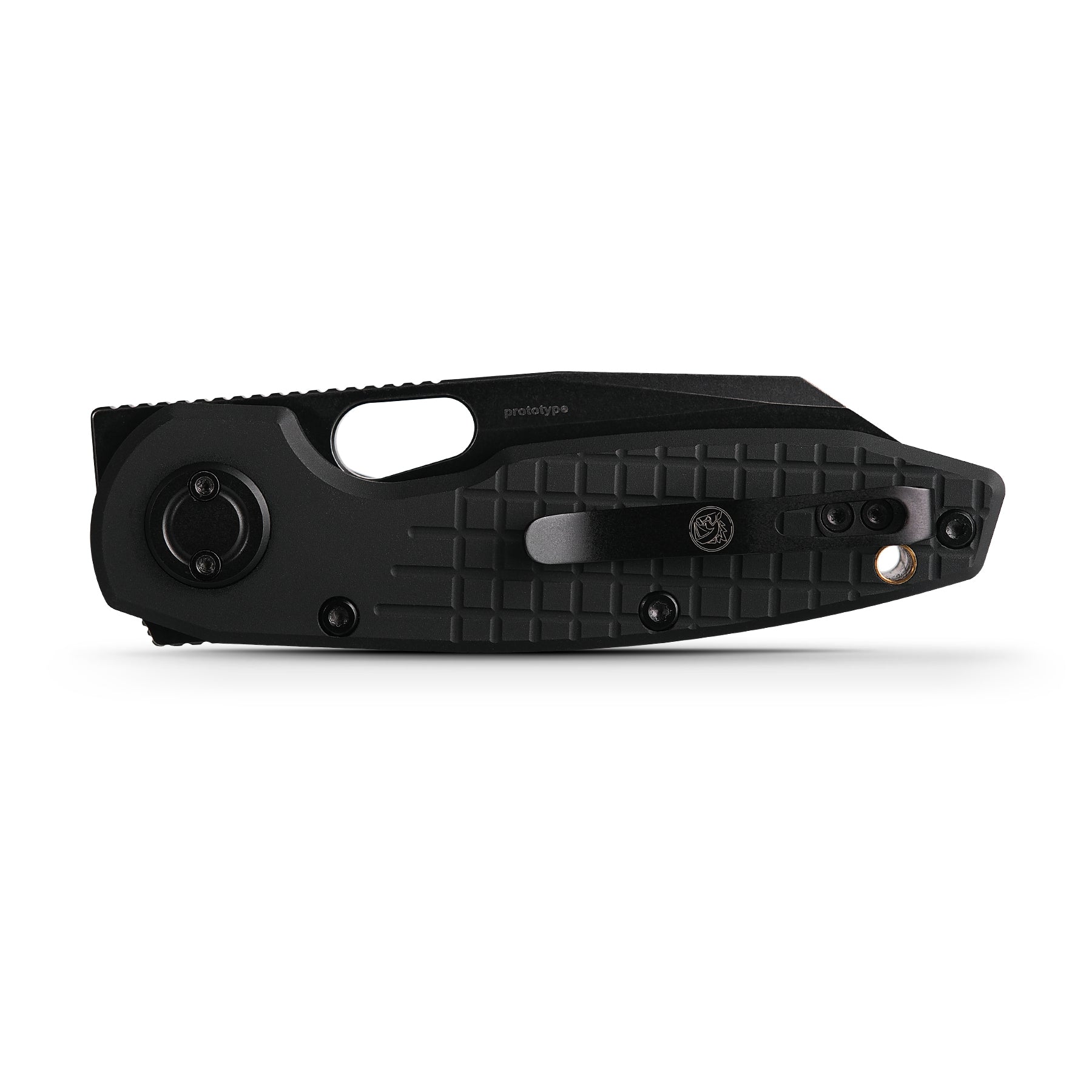 Vosteed Ankylo knife prototype - Black finish, Vanchor Lock