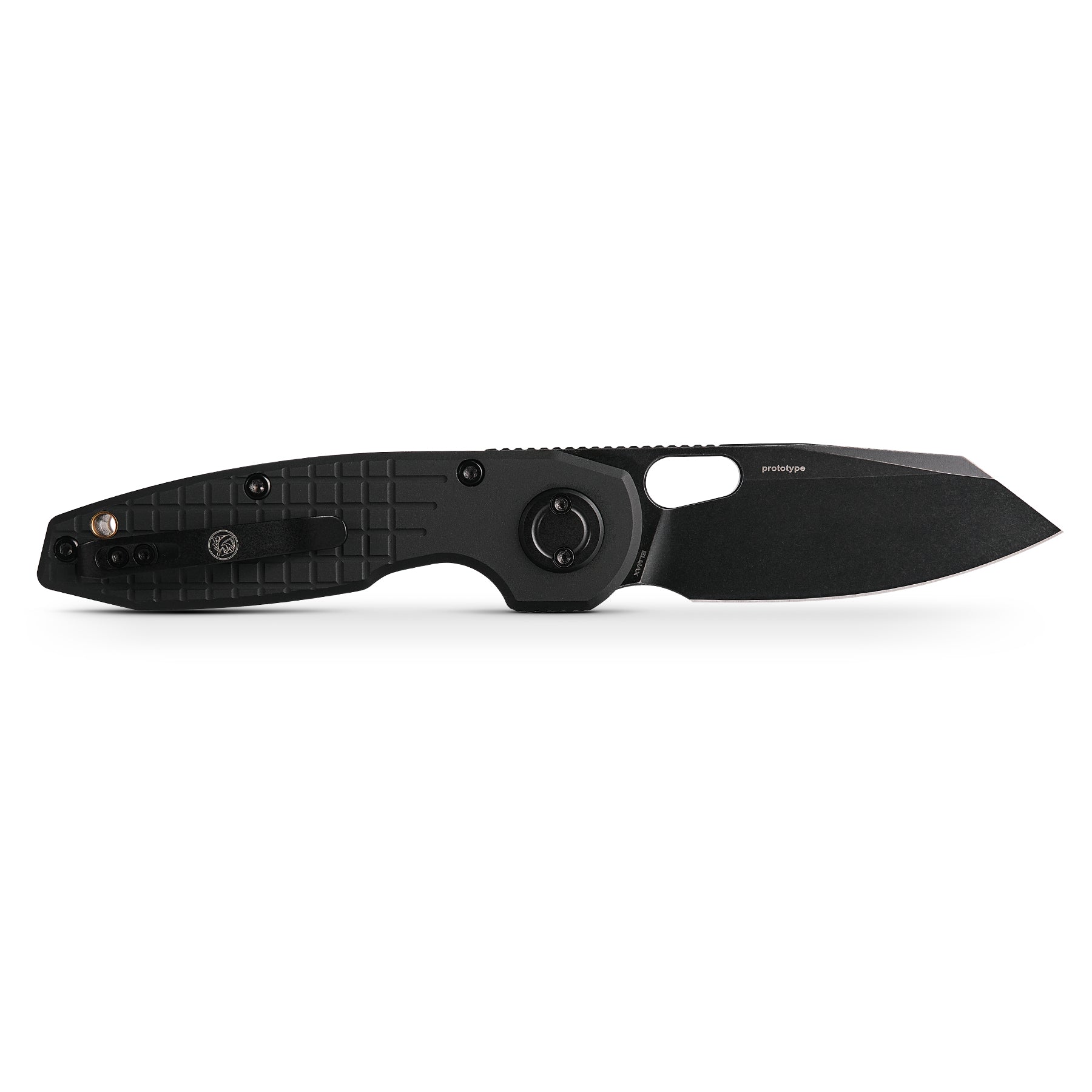 Vosteed Ankylo black knife - Elmax blade, Vanchor Lock, prototype