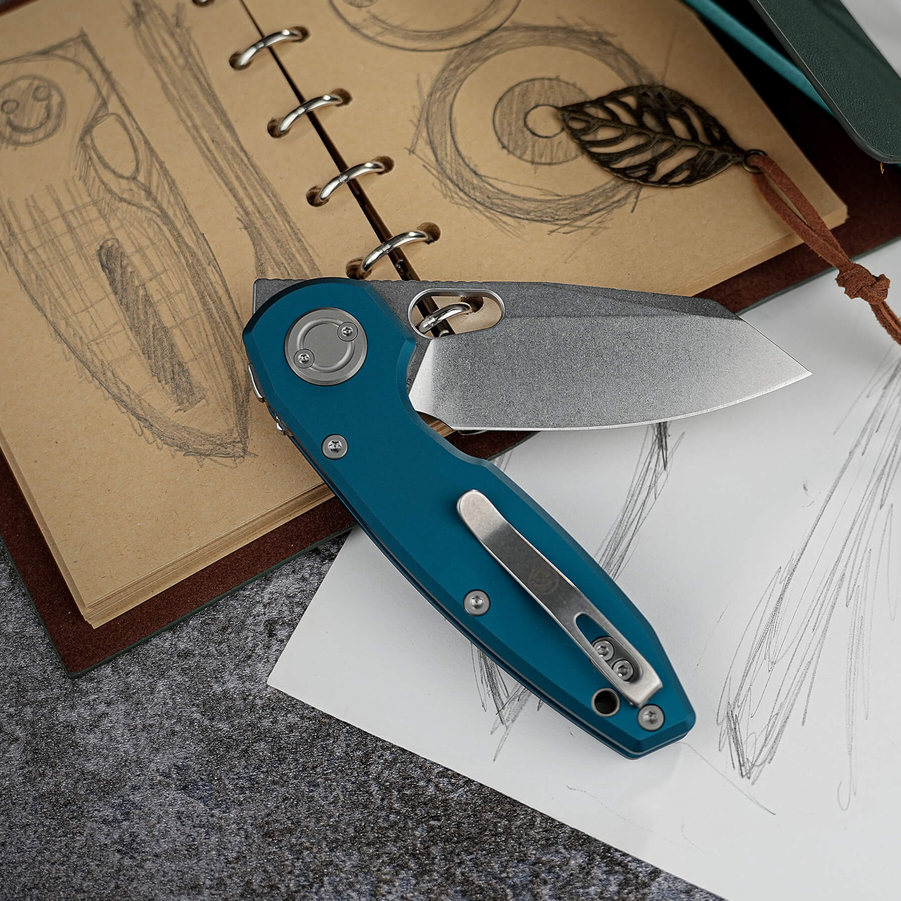 Ankylo - Vanchor lock (3.18" Elmax Blade & Aluminum Handle) - A1912