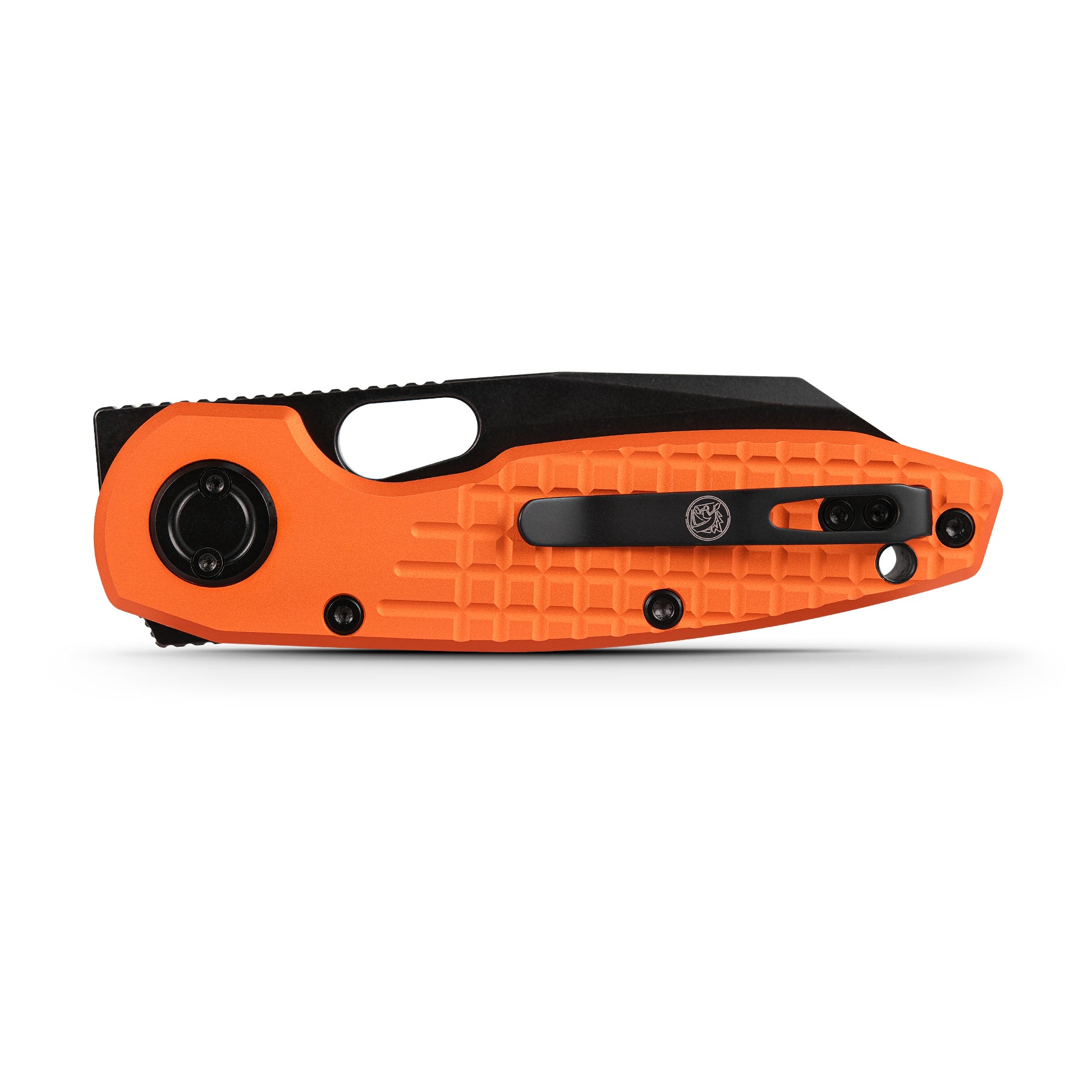 Vosteed Ankylo knife, orange handle, Vanchor Lock, Elmax blade