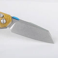 COUNTY COMM exclusive Vosteed Talarurus Folding Knife Black PEI Handle 14C28N Stonewash Finish A2705