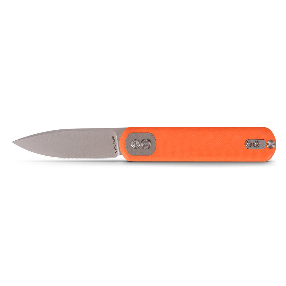 Vosteed Corgi Pup Trek Lock Knife, orange handle