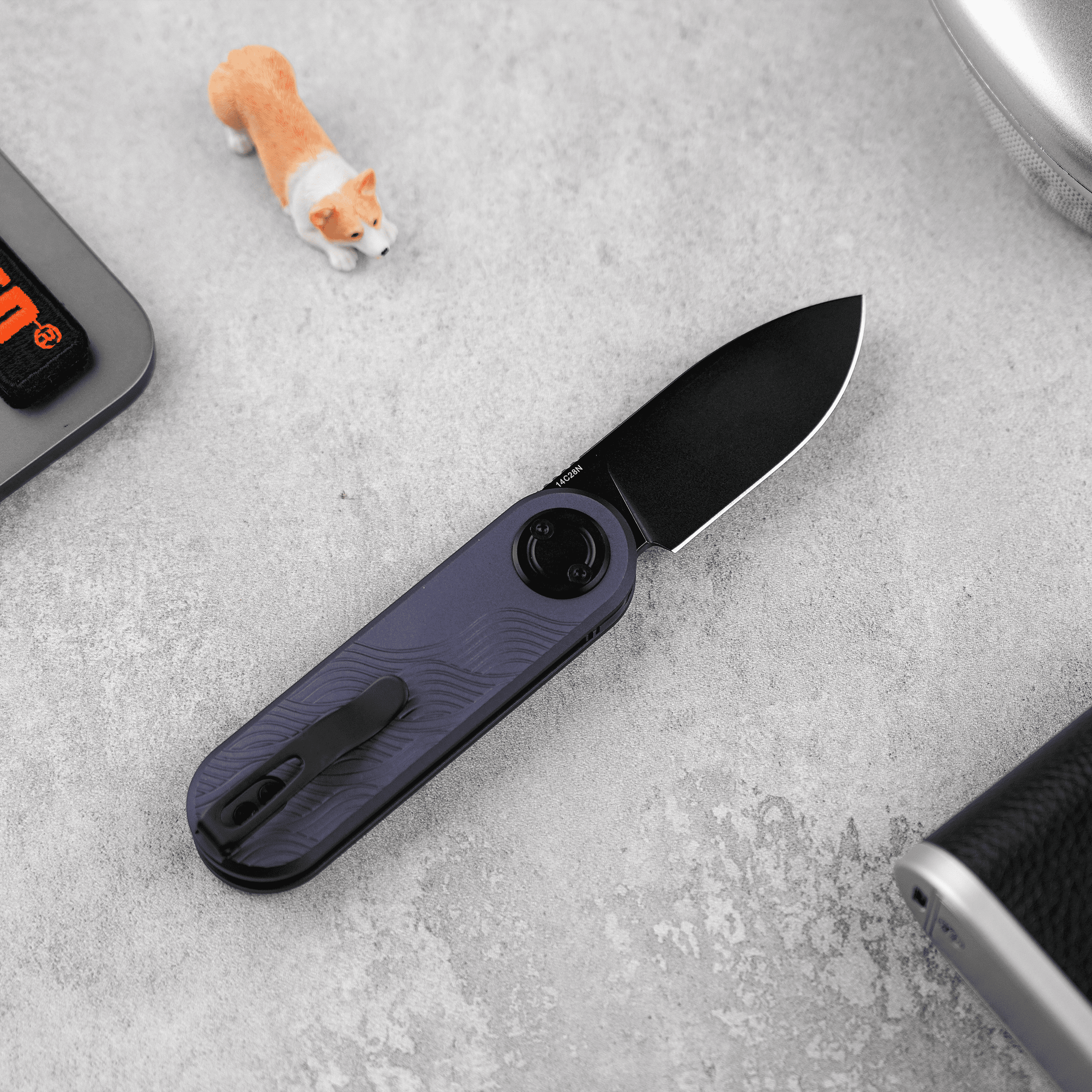 Corgi® V - Vanchor lock® (2.36" 14C28N Blade & Aluminum Handle) - A3723