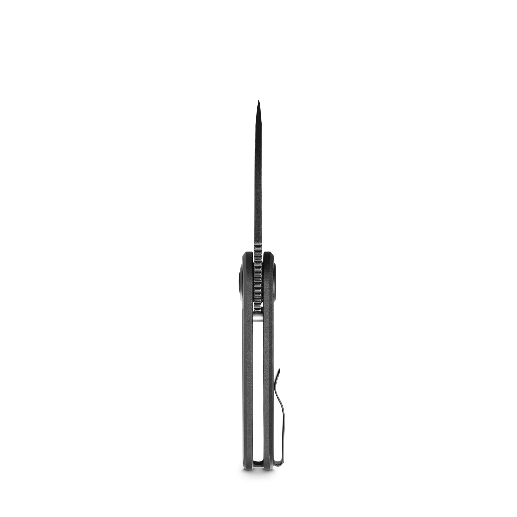 Vosteed Corgi V Knife Profile - Black Blade and Aluminum Handle
