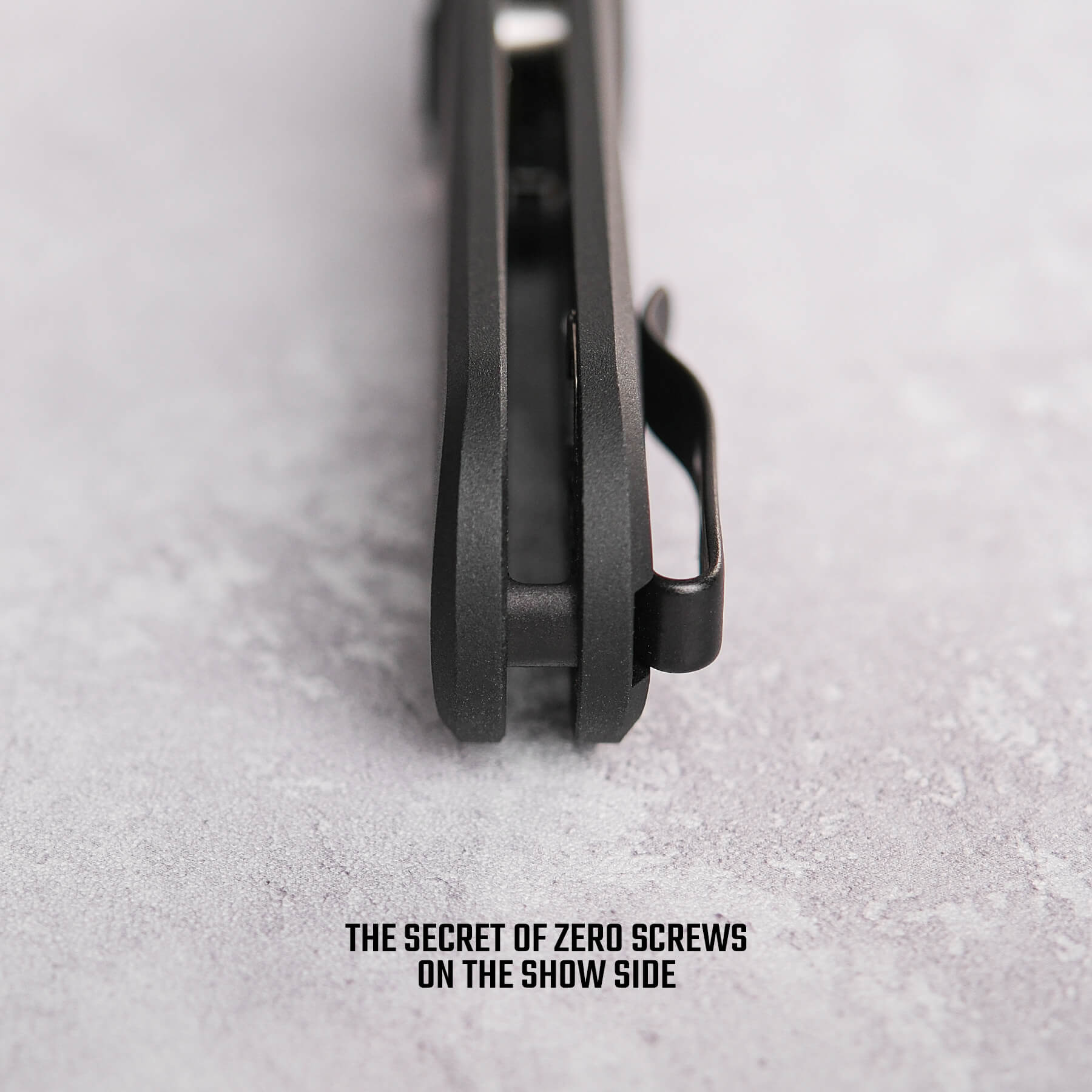 Corgi V knife zero-screw design, minimalist