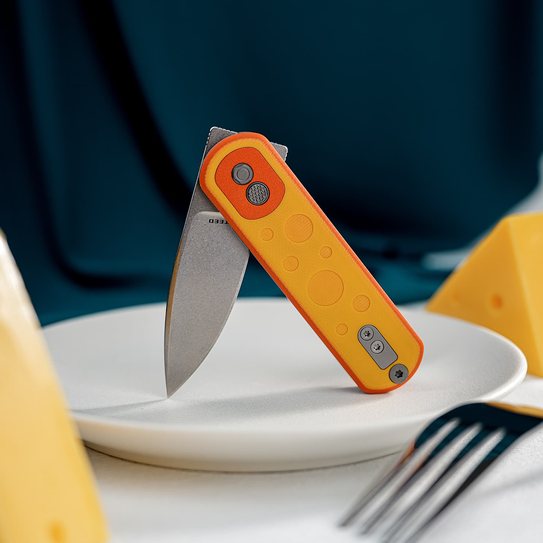 CheesePirates® -Trek Lock® (2.37" 14C28N Blade & G10 Handle) - A0735