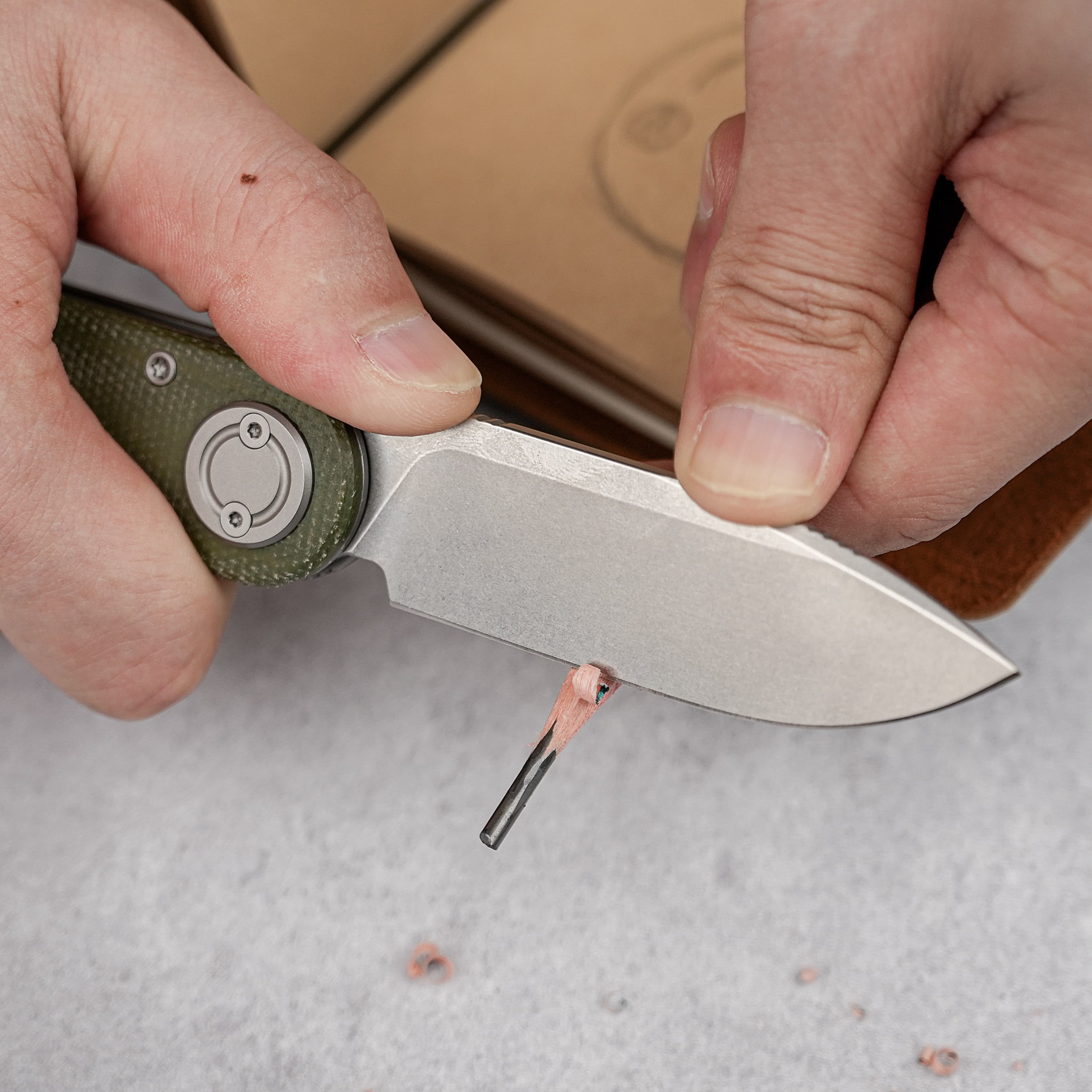 Corgi® V 295 - Vanchor lock® (2.95" N690 Blade & Micarta Handle) - A3710