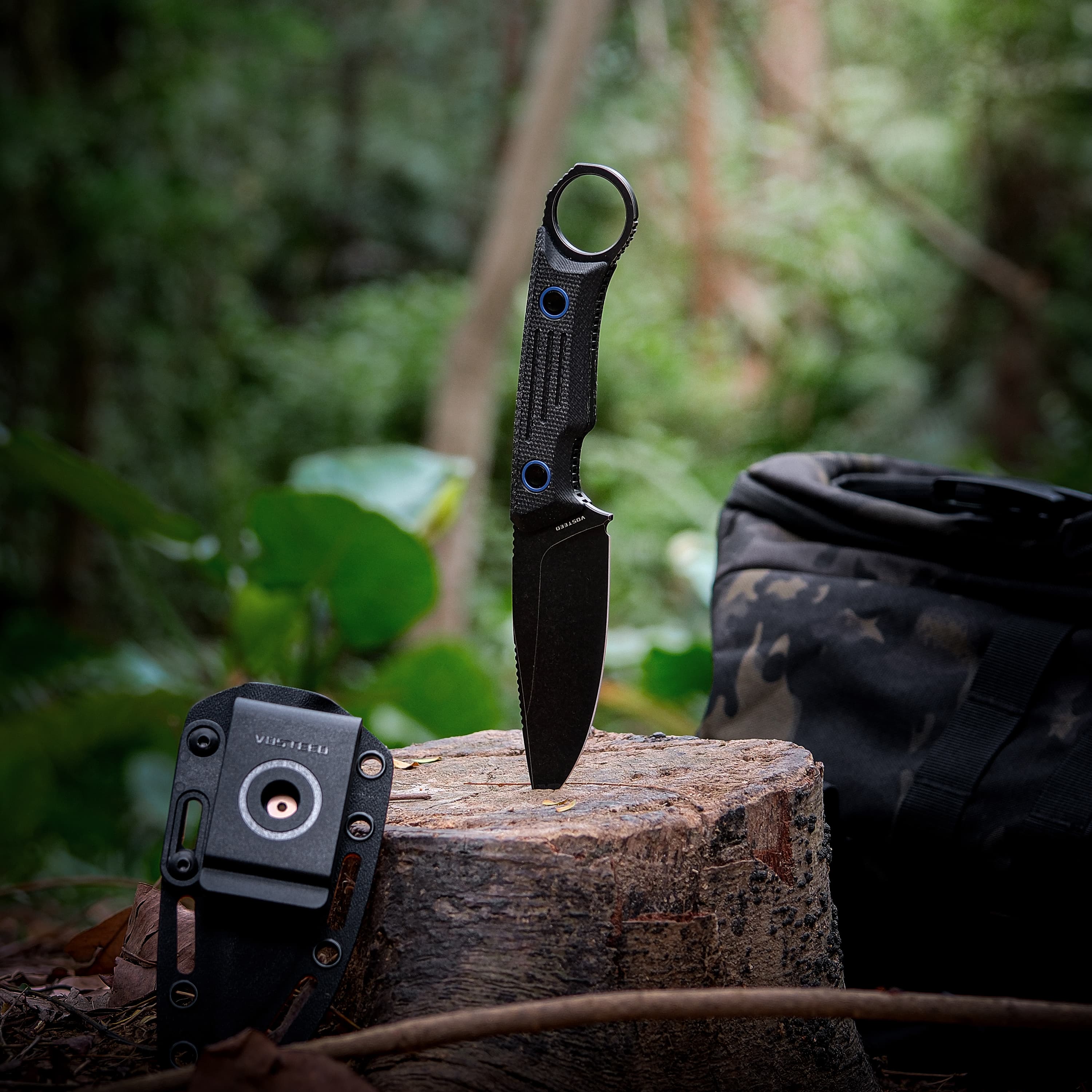Fullback - Fixed Blade Knife (3.48" Nitro-V Blade & Micarta Handle) - D0301