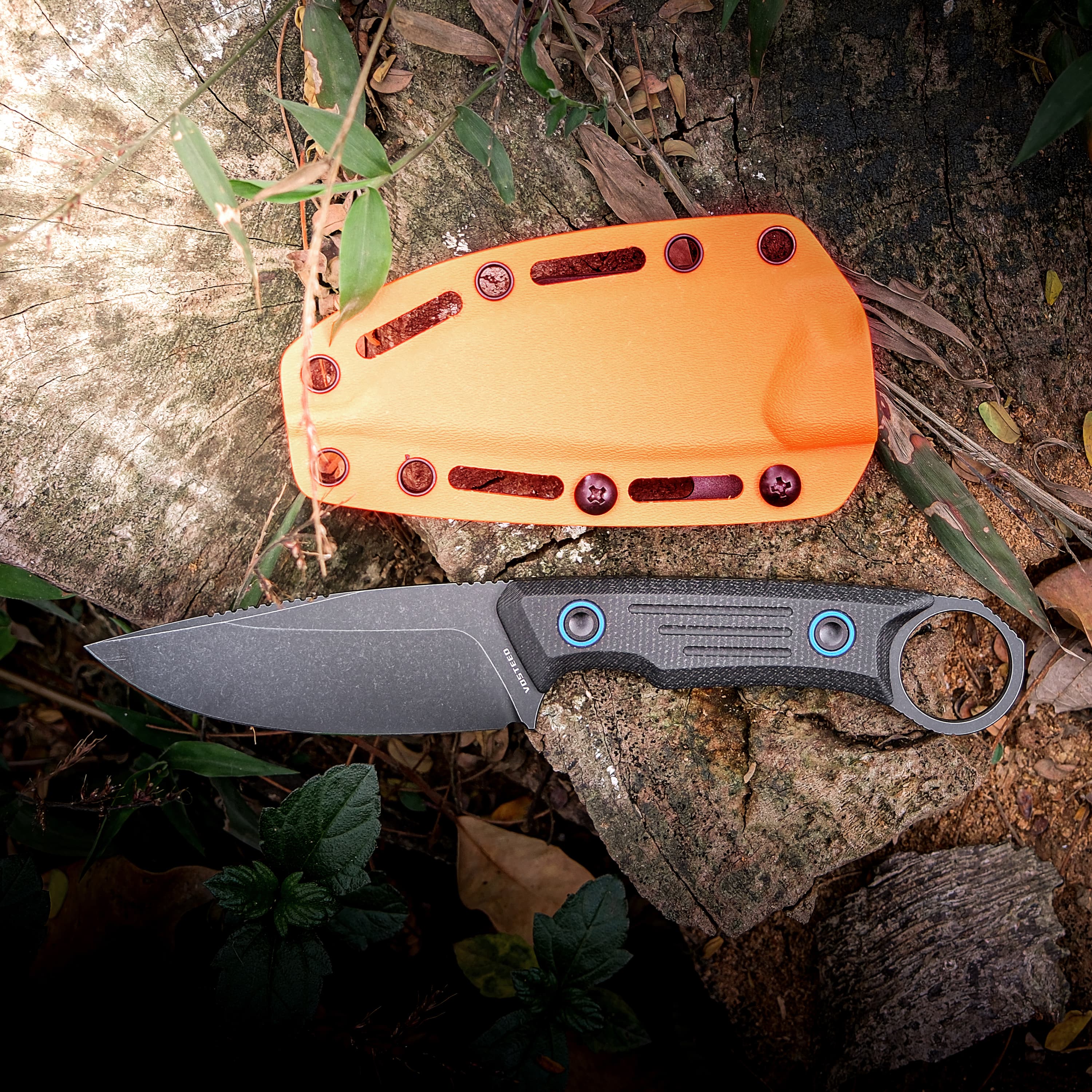 Fullback - Fixed Blade Knife (3.48" Nitro-V Blade & Micarta Handle) - D0301