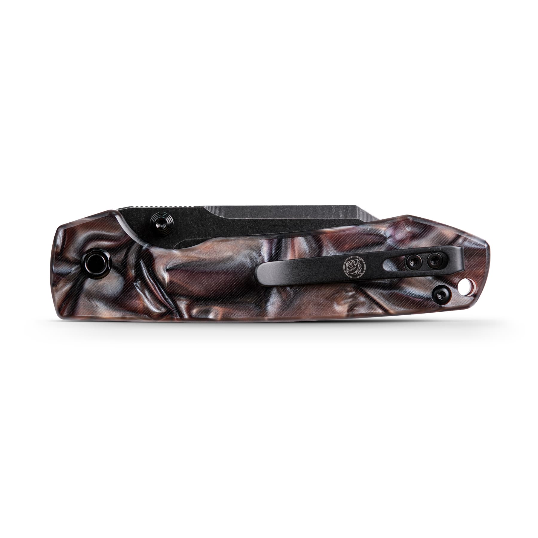 Going Gear Exclusive Vosteed Raccoon® Folding Knife 3.25in 14C28N Steel Raffir Noble Handles Top Liner Lock A2916