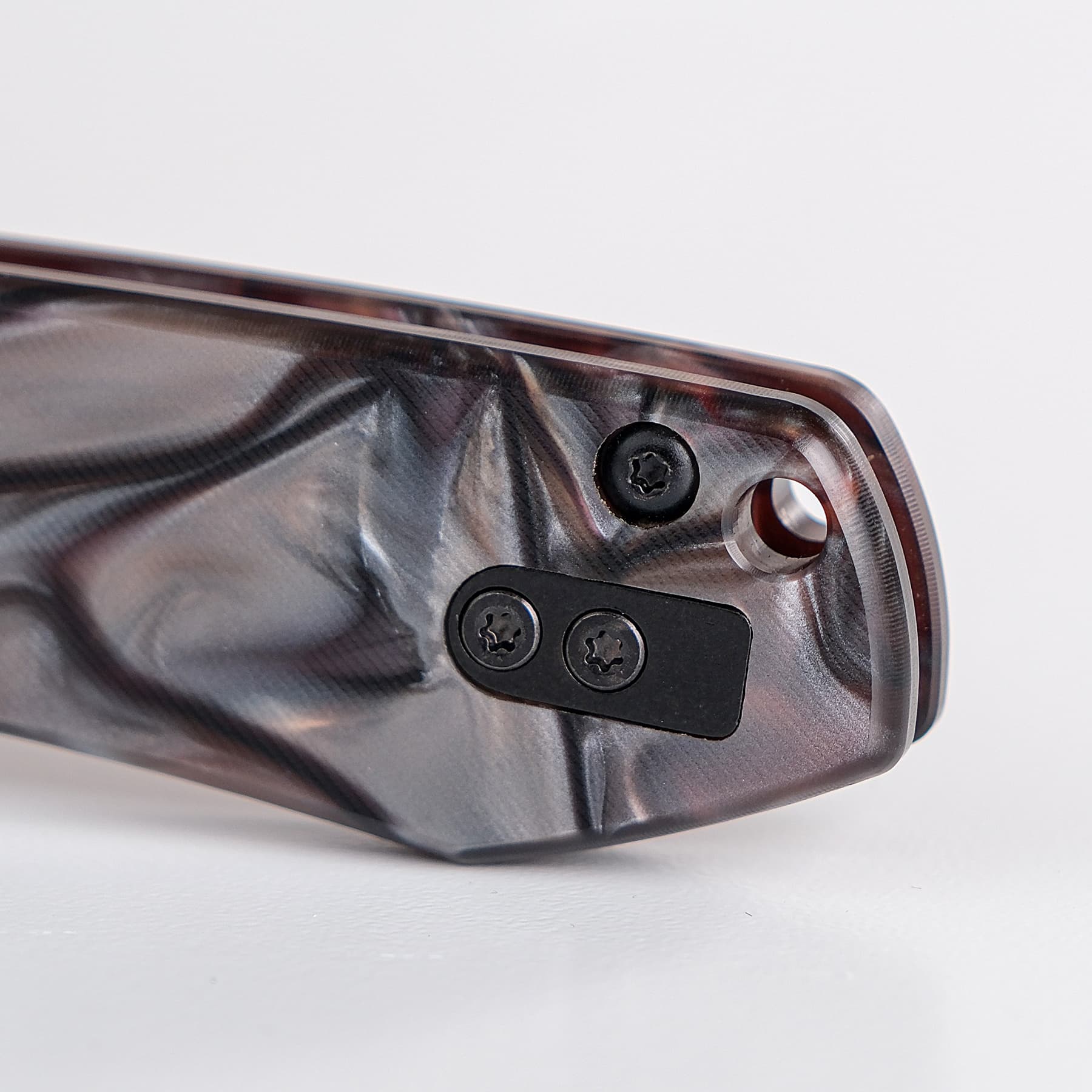 Going Gear Exclusive Vosteed Raccoon® Folding Knife 3.25in 14C28N Steel Raffir Noble Handles Top Liner Lock A2916