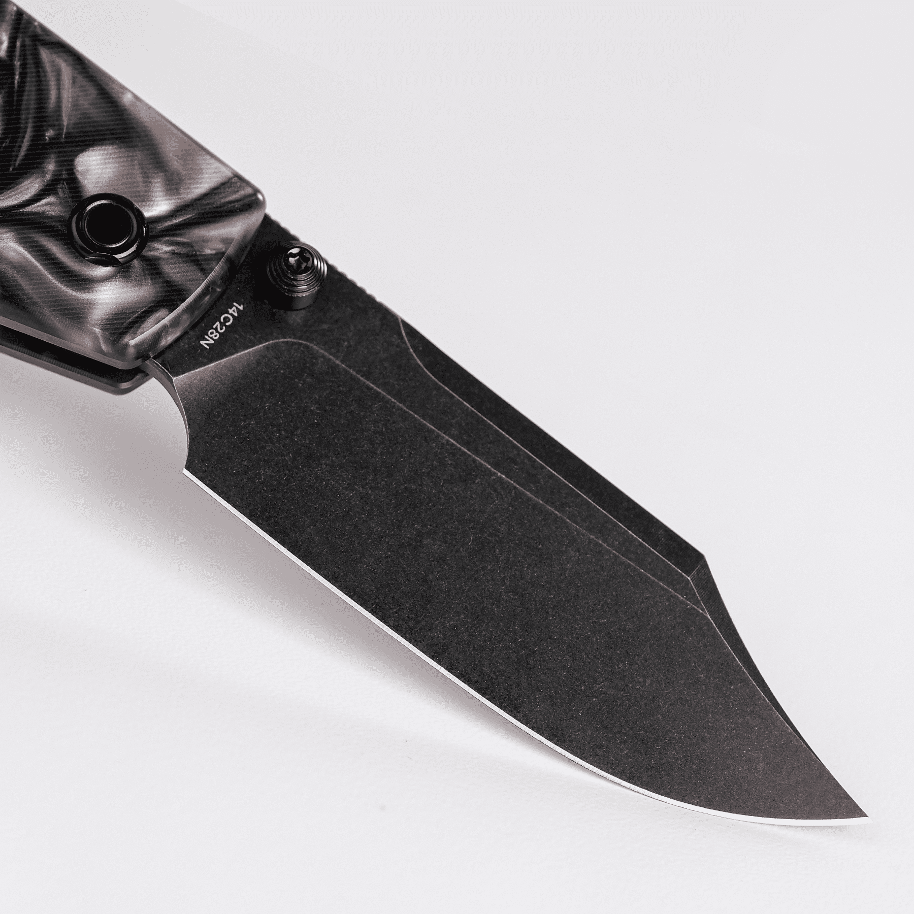 Going Gear Exclusive Vosteed Raccoon® Folding Knife 3.25in 14C28N Steel Raffir Noble Handles Top Liner Lock A2916
