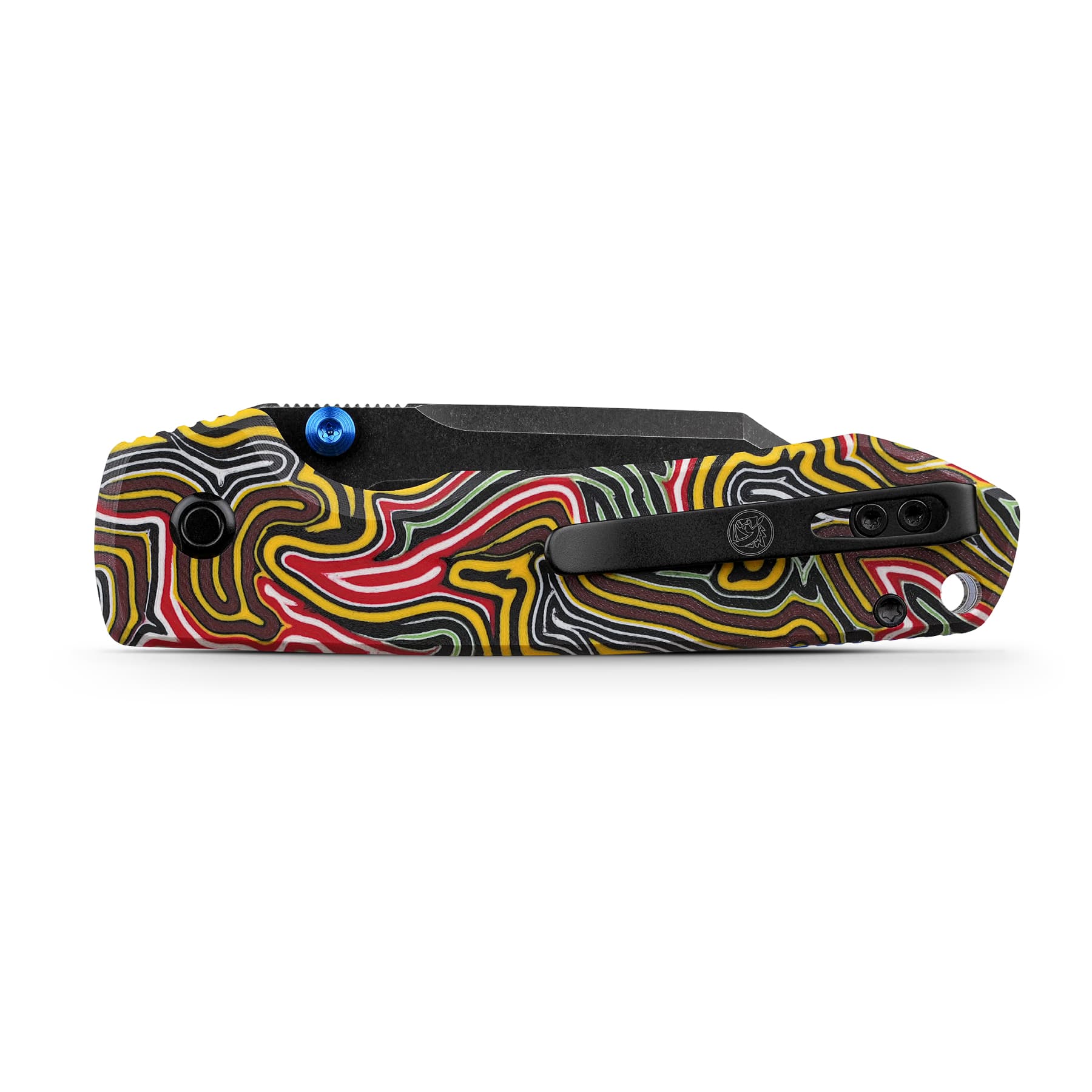 Going Gear Exclusive Vosteed Raccoon® 14C28N Blackwash Bowie Blade Arcade Pattern G10 Handle A2924