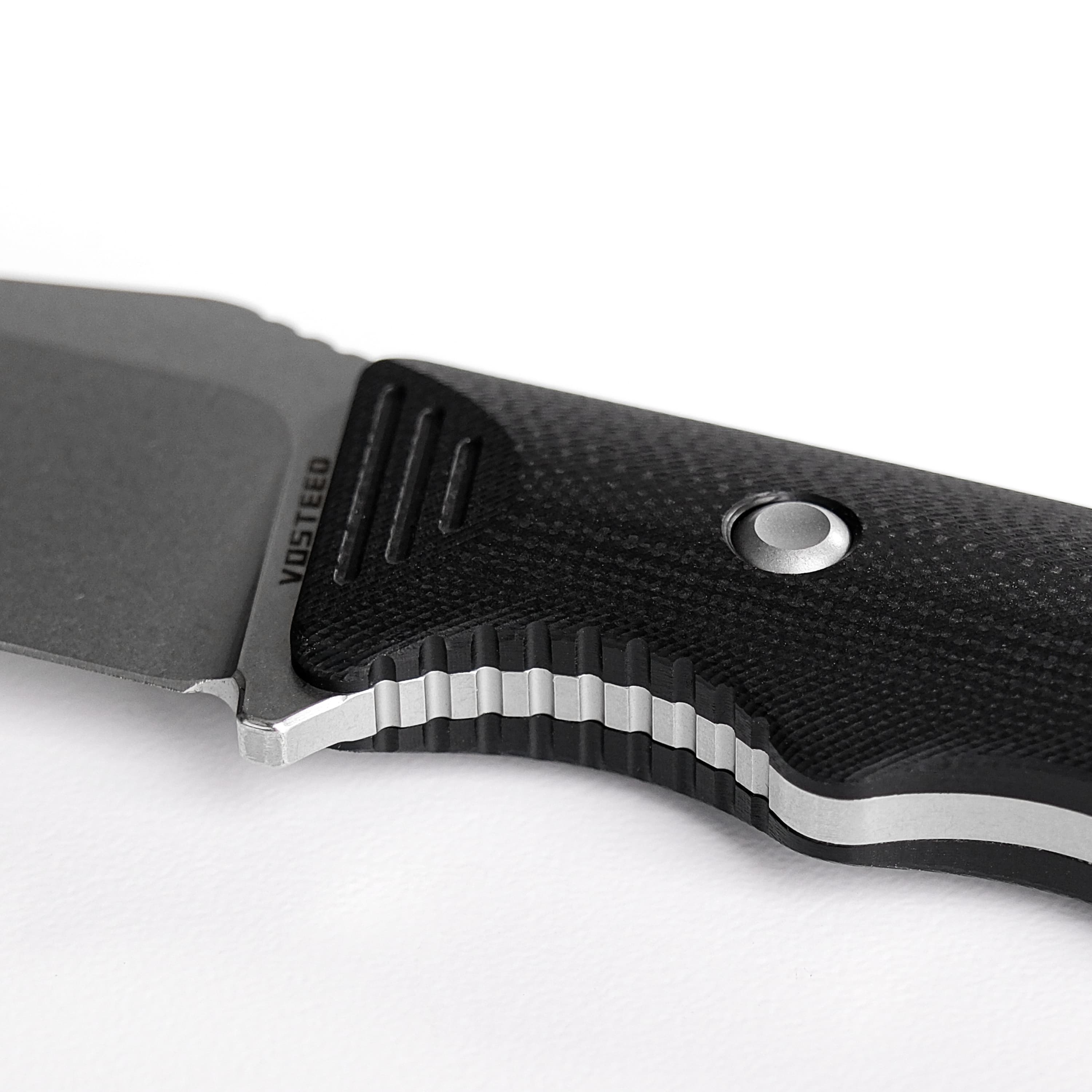 H-Back - Fixed Blade Knife (2.92" 14C28N Blade & G10 Handle) With S.O.A.R. Clip - D0401
