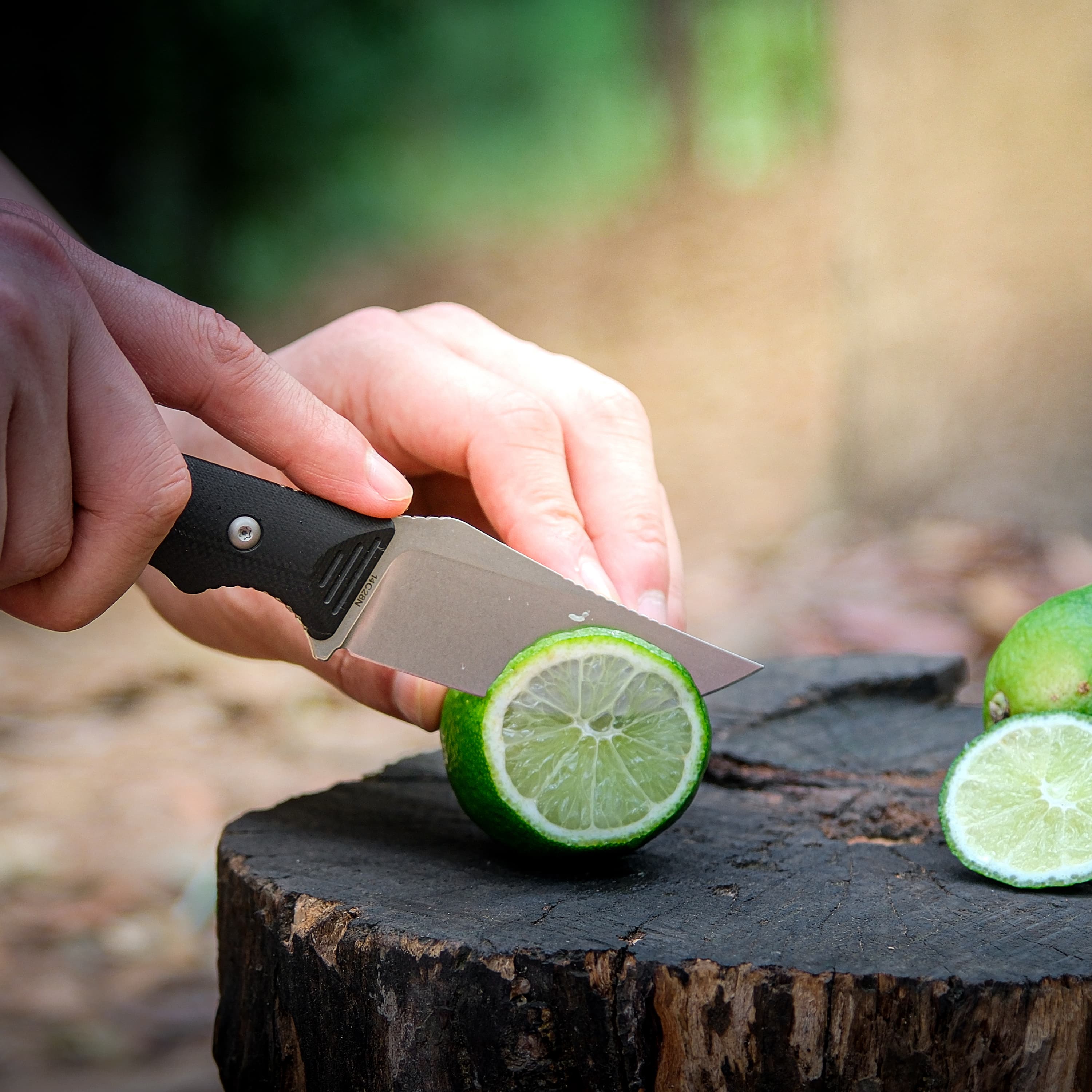 H-Back - Fixed Blade Knife (2.92" 14C28N Blade & G10 Handle) With S.O.A.R. Clip - D0401