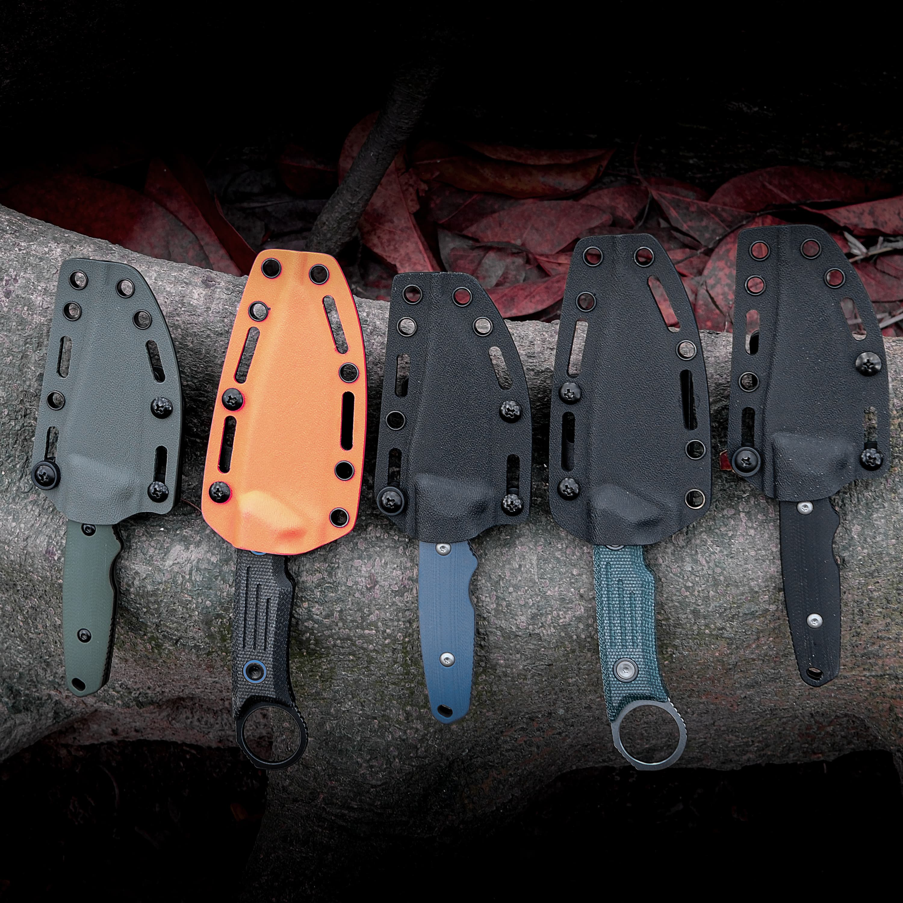 H-Back - Fixed Blade Knife (2.92" 14C28N Blade & G10 Handle) With S.O.A.R. Clip - D0402