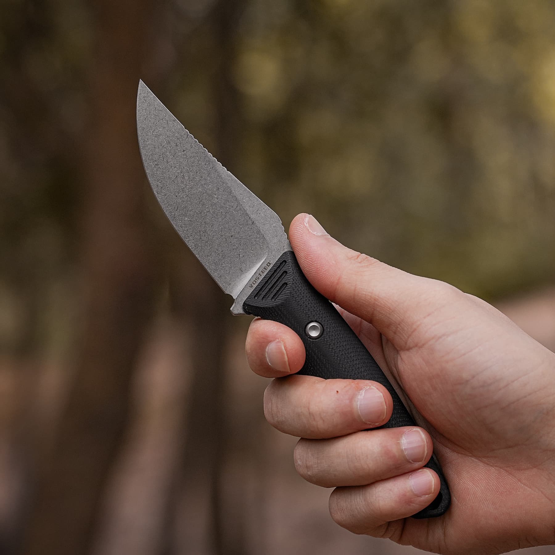 H-Back - Fixed Blade Knife (2.92" Nitro-V Blade & G10 Handle) With S.O.A.R. Clip - D0404