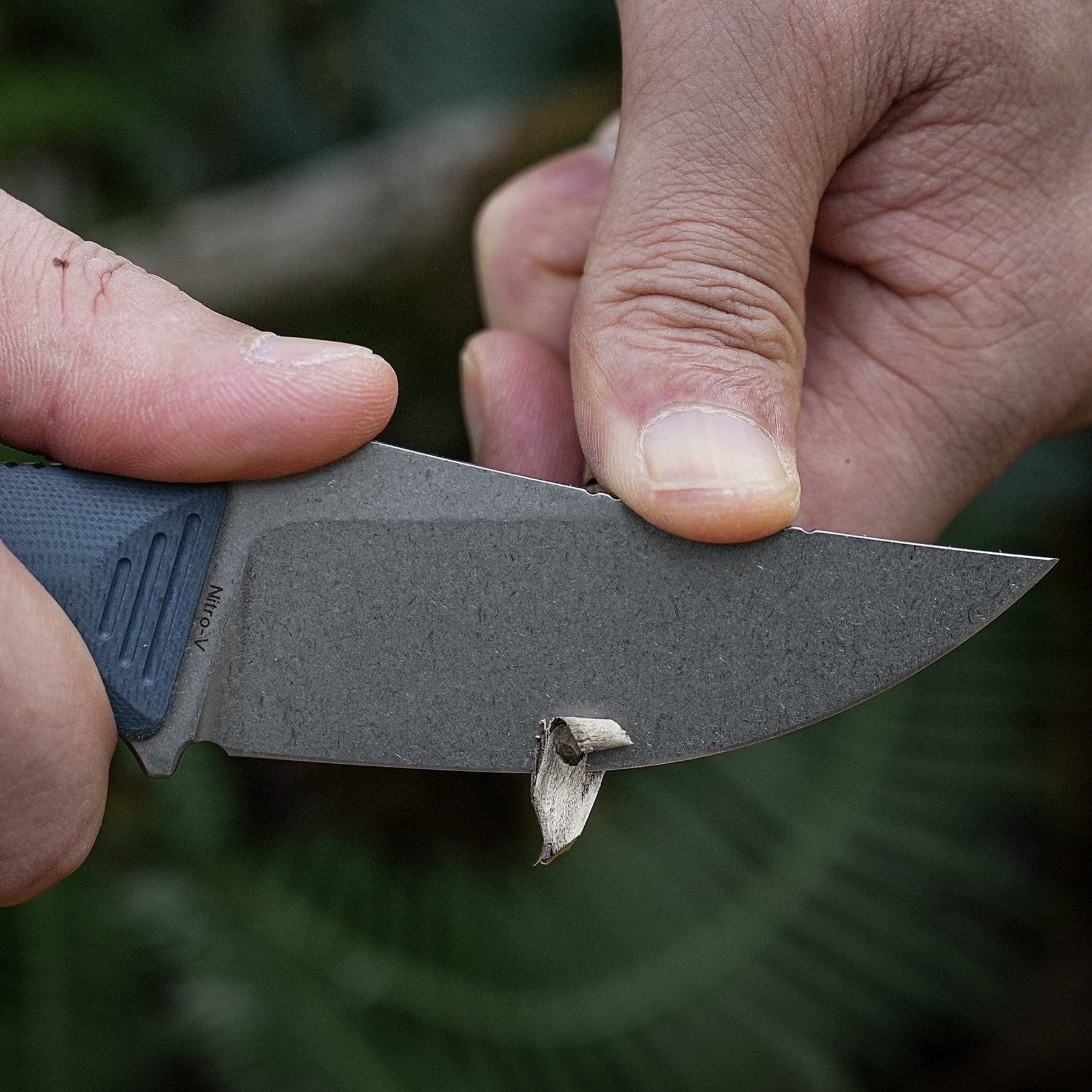 H-Back - Fixed Blade Knife (2.92" Nitro-V Blade & G10 Handle) With S.O.A.R. Clip - D0405