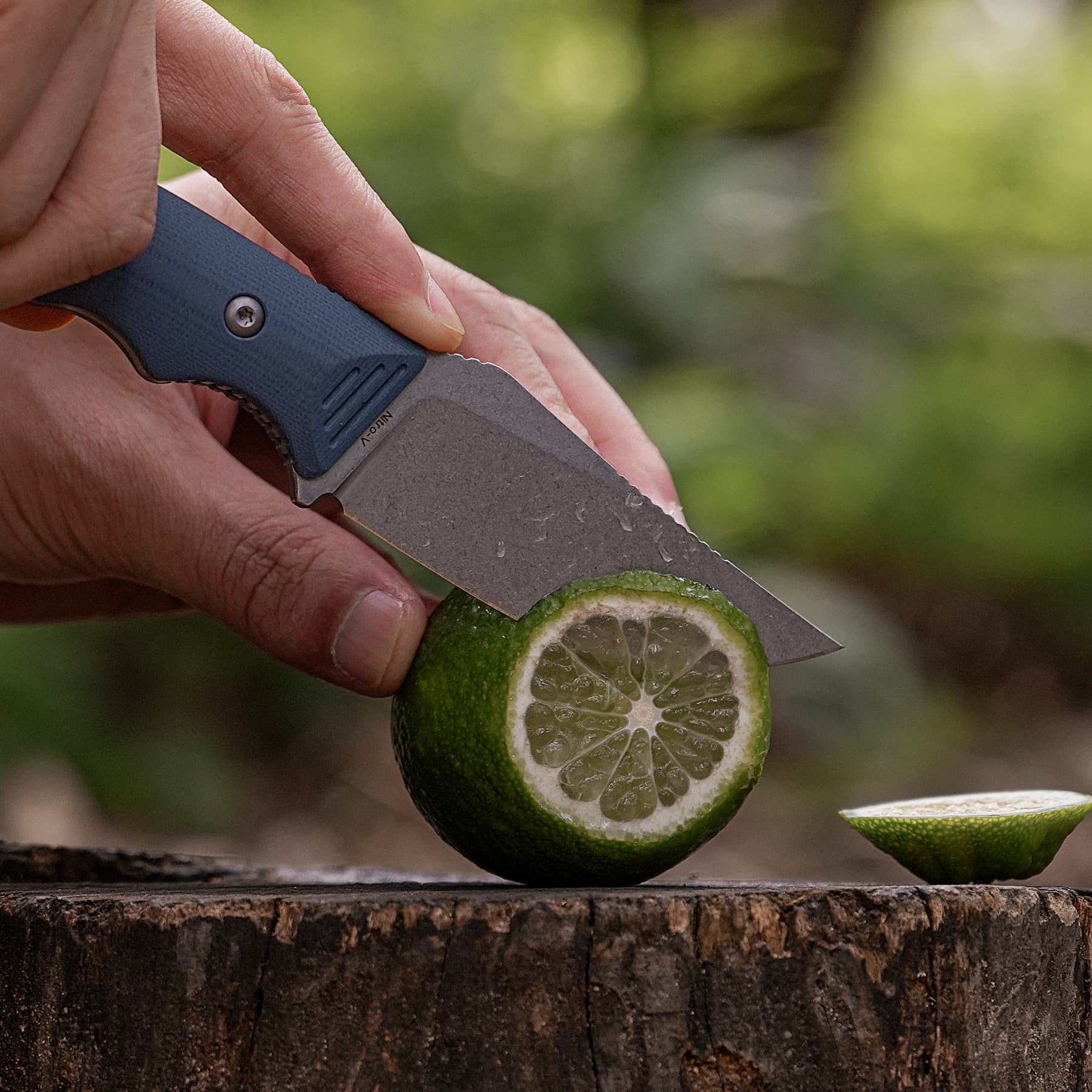 H-Back - Fixed Blade Knife (2.92" Nitro-V Blade & G10 Handle) With S.O.A.R. Clip - D0405