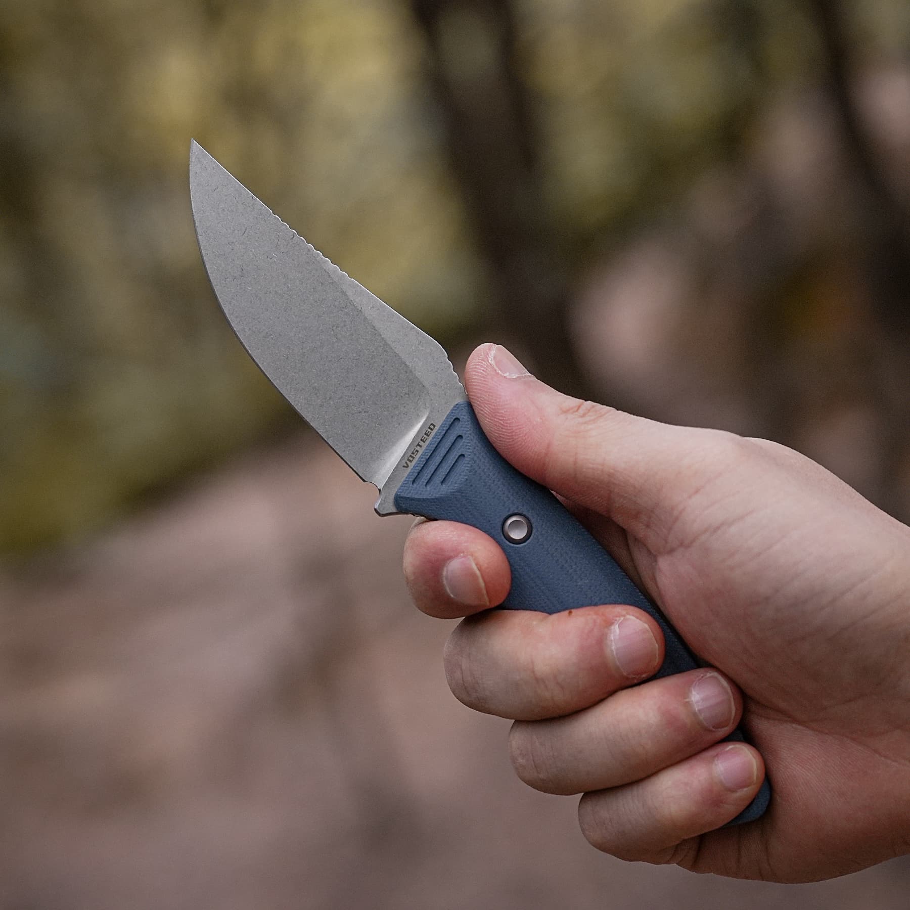 H-Back - Fixed Blade Knife (2.92" Nitro-V Blade & G10 Handle) With S.O.A.R. Clip - D0405