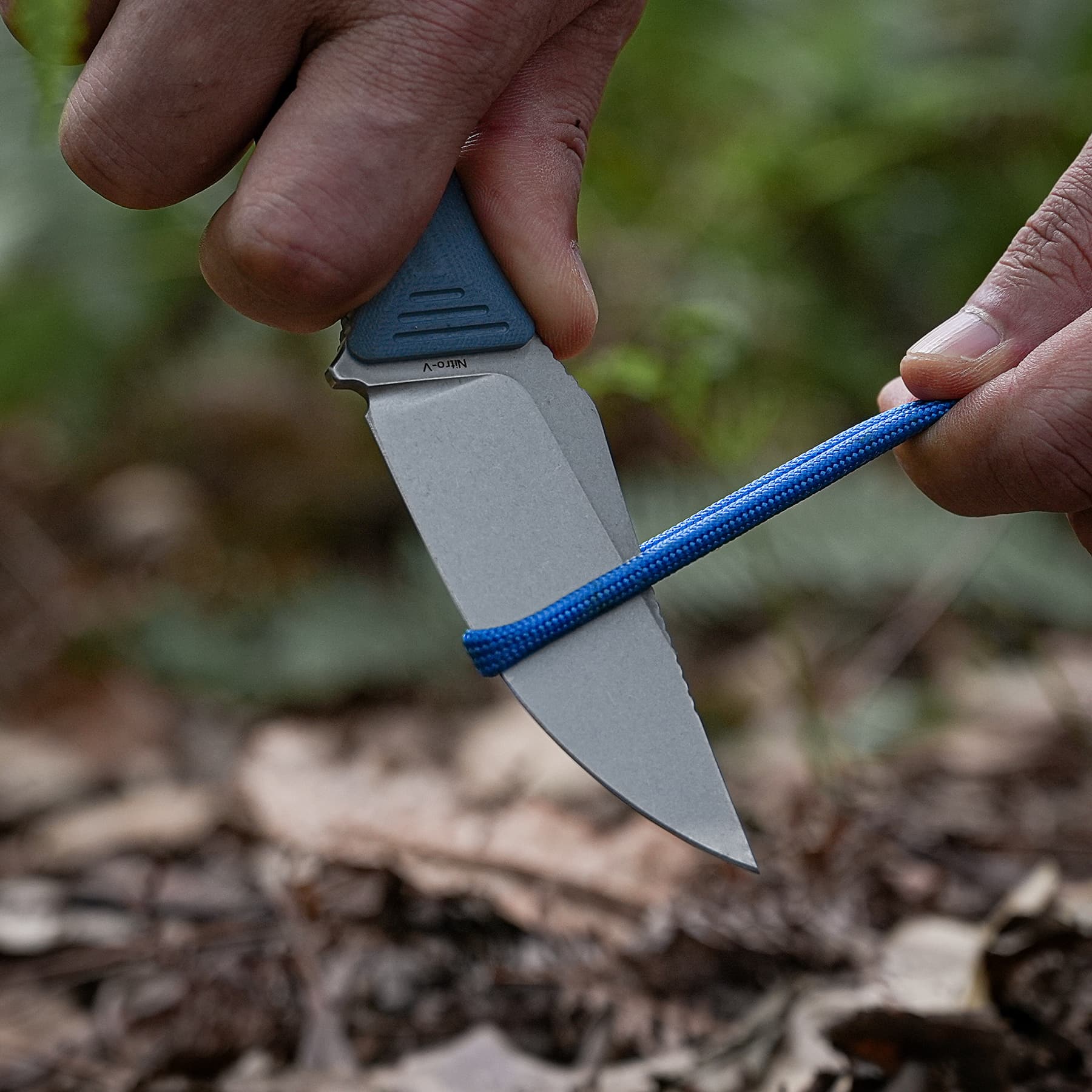 H-Back - Fixed Blade Knife (2.92" Nitro-V Blade & G10 Handle) With S.O.A.R. Clip - D0405