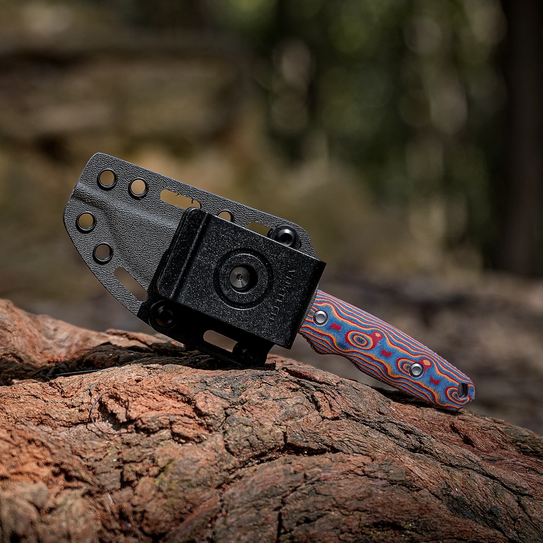 H-Back - Fixed Blade Knife (2.92" Nitro-V Blade & Micarta Handle) With S.O.A.R. Clip - D0406