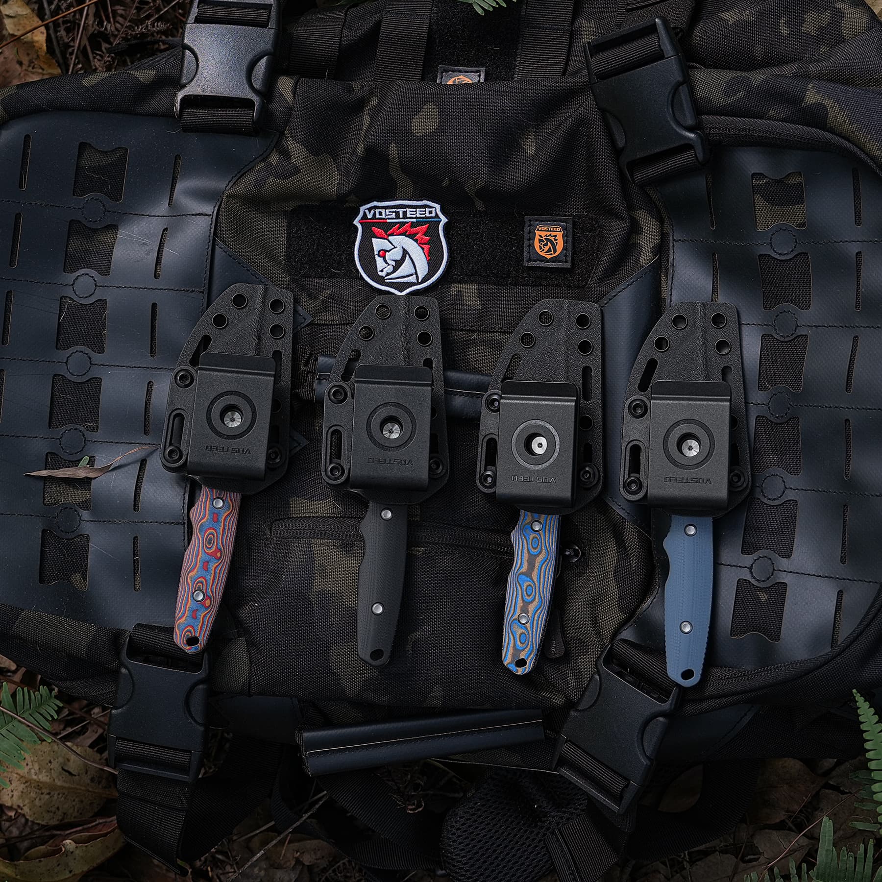 H-Back - Fixed Blade Knife (2.92" Nitro-V Blade & Micarta Handle) With S.O.A.R. Clip - D0407