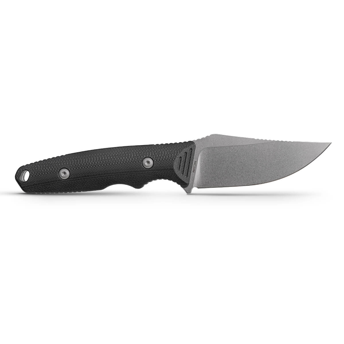 H-Back - Fixed Blade Knife (2.92" 14C28N Blade & G10 Handle) With S.O.A.R. Clip - D0401