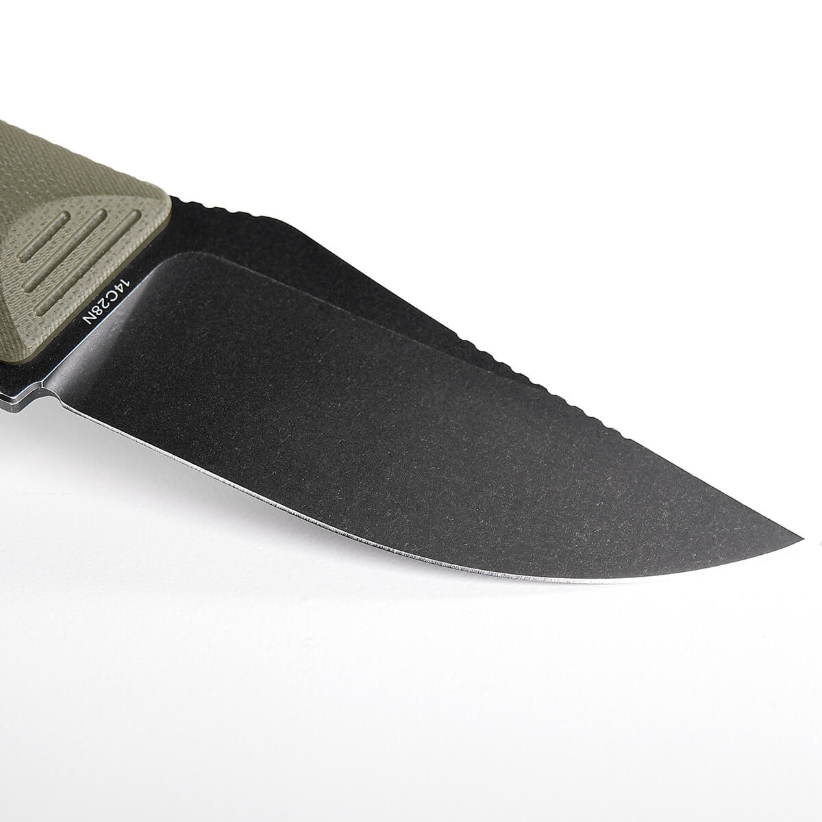 H-Back - Fixed Blade Knife (2.92" 14C28N Blade & G10 Handle) With S.O.A.R. Clip - D0402