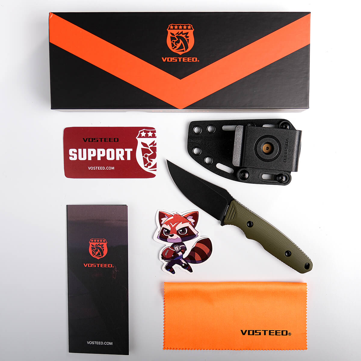 H-Back - Fixed Blade Knife (2.92" 14C28N Blade & G10 Handle) With S.O.A.R. Clip - D0402