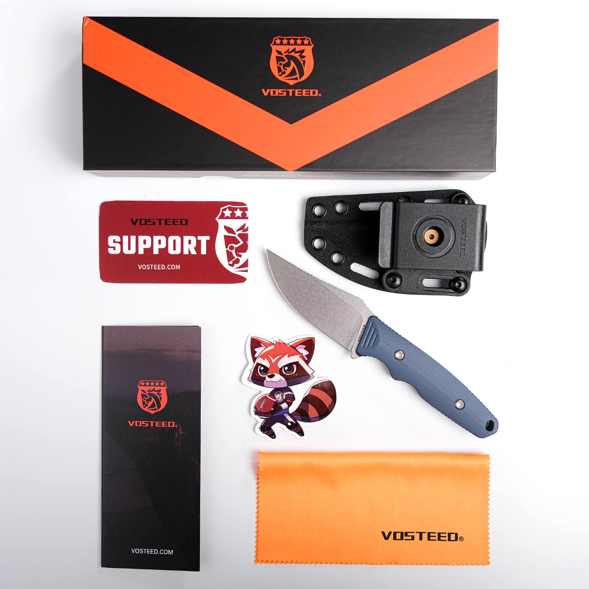 H-Back - Fixed Blade Knife (2.92" 14C28N Blade & G10 Handle) With S.O.A.R. Clip - D0403