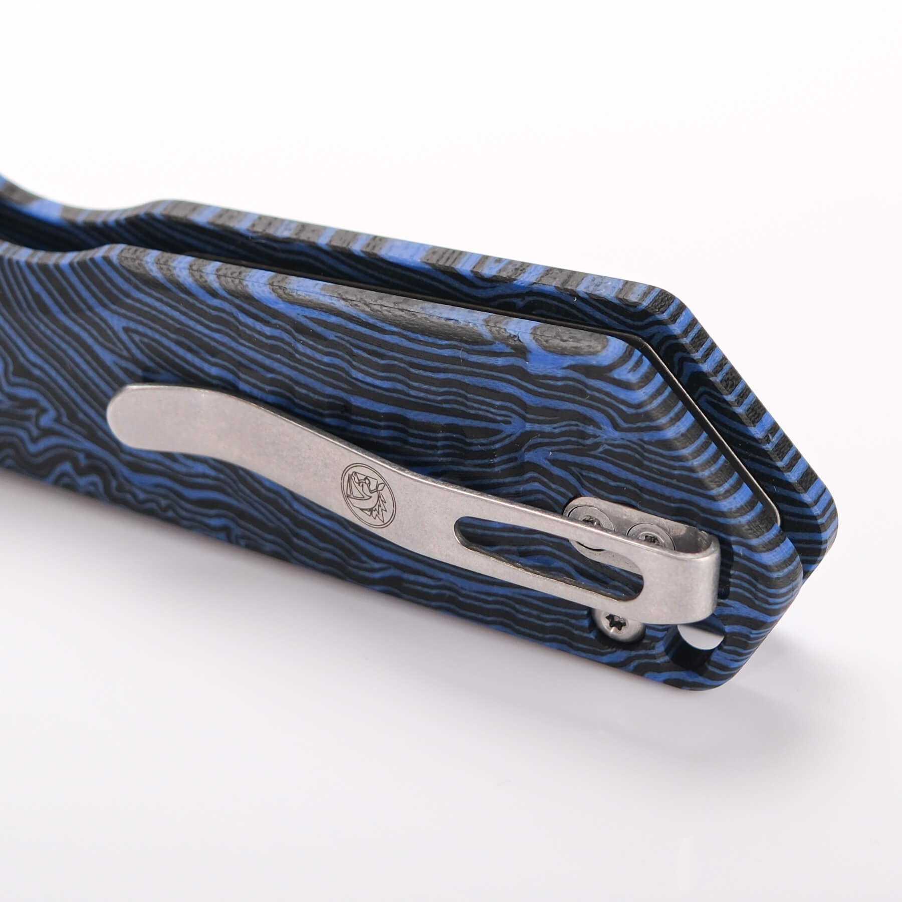 Vosteed Hedgehog knife, pocket clip detail