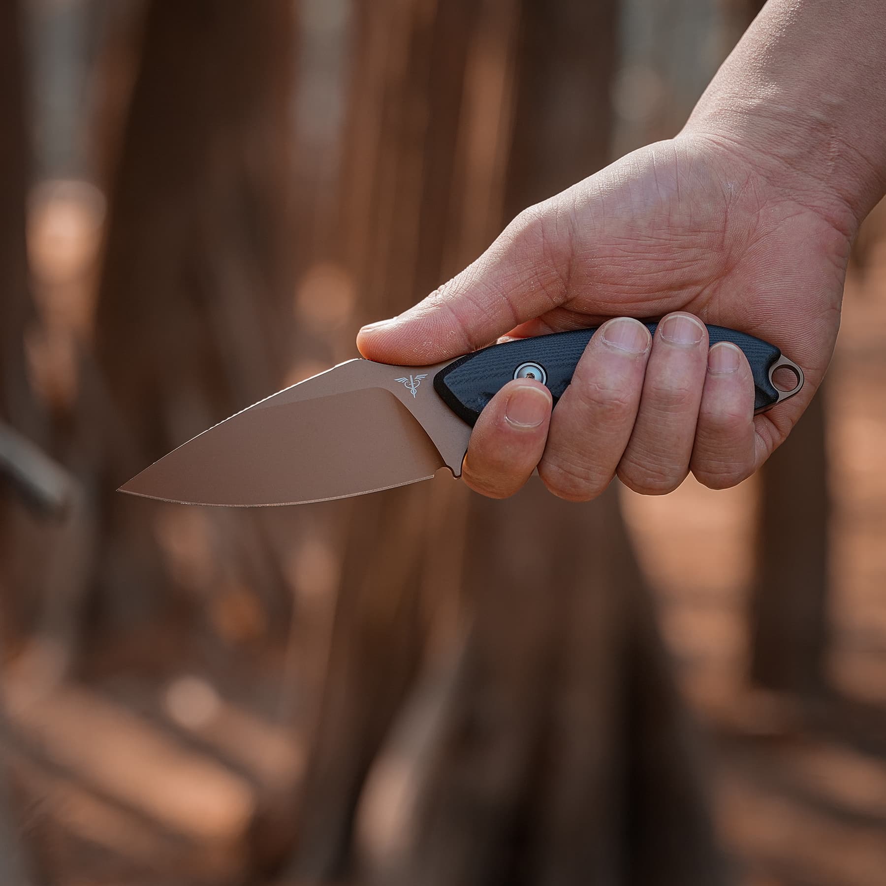 Coming Soon - Inferno- Fixed Blade Knife (3.57" 14C28N Blade & G10 Handle) With S.O.A.R. Clip - D0801