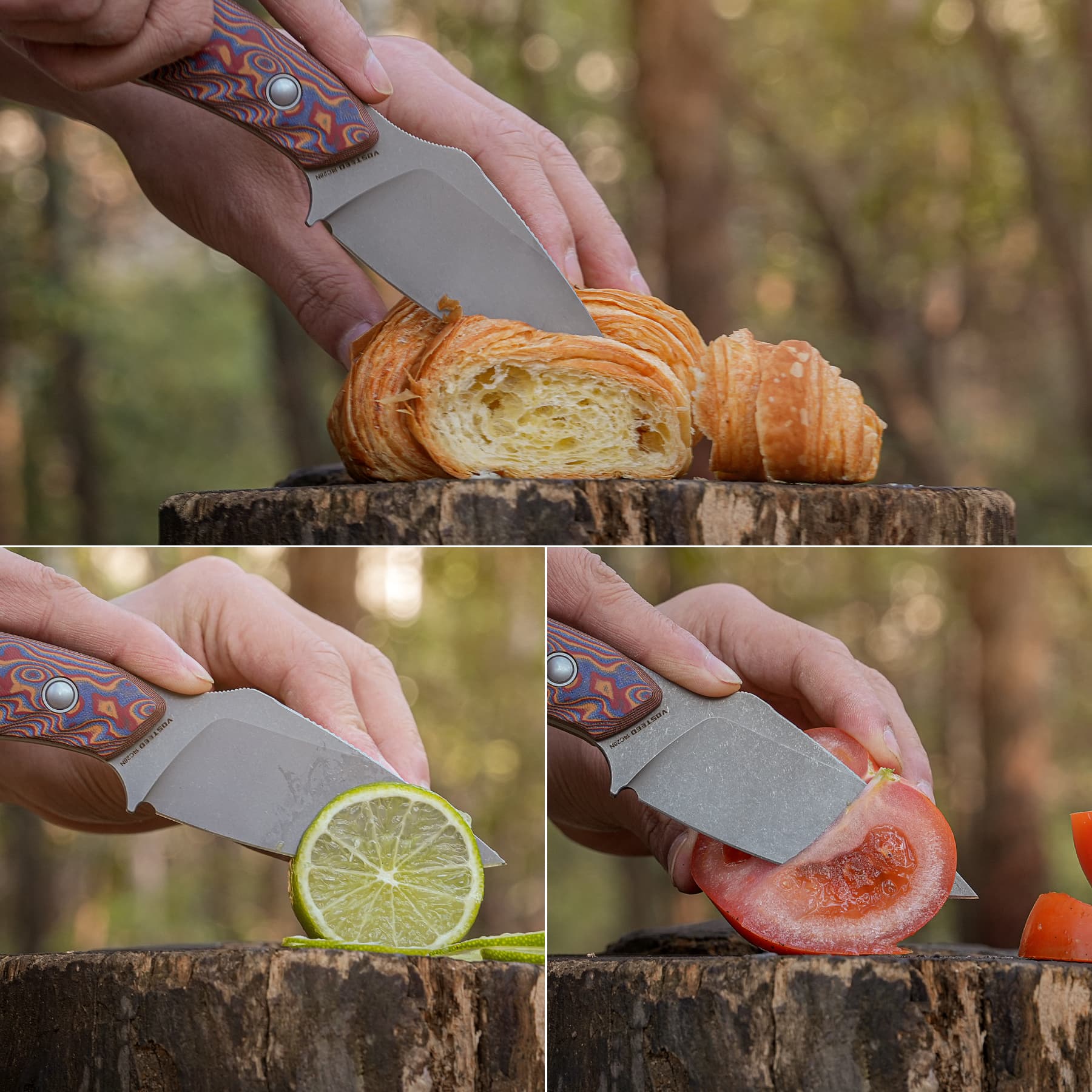 Coming Soon - Inferno- Fixed Blade Knife (3.57" 14C28N Blade & Micarta Handle) With S.O.A.R. Clip - D0803)