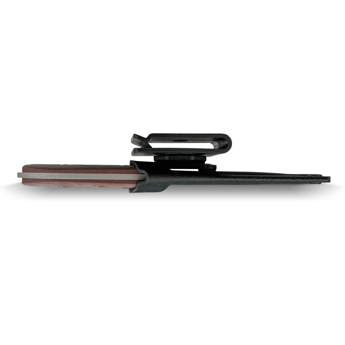 Coming Soon - Inferno- Fixed Blade Knife (3.57" 14C28N Blade & Micarta Handle) With S.O.A.R. Clip - D0803)