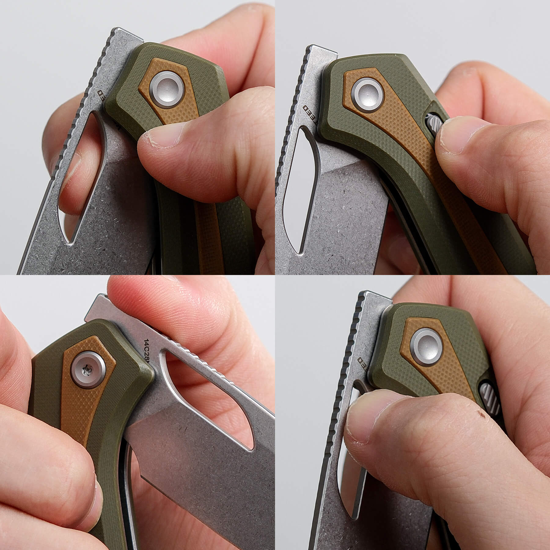 Kroc -Top Liner Lock (2.99" 14C28N Blade & G10 Handle) - A1805