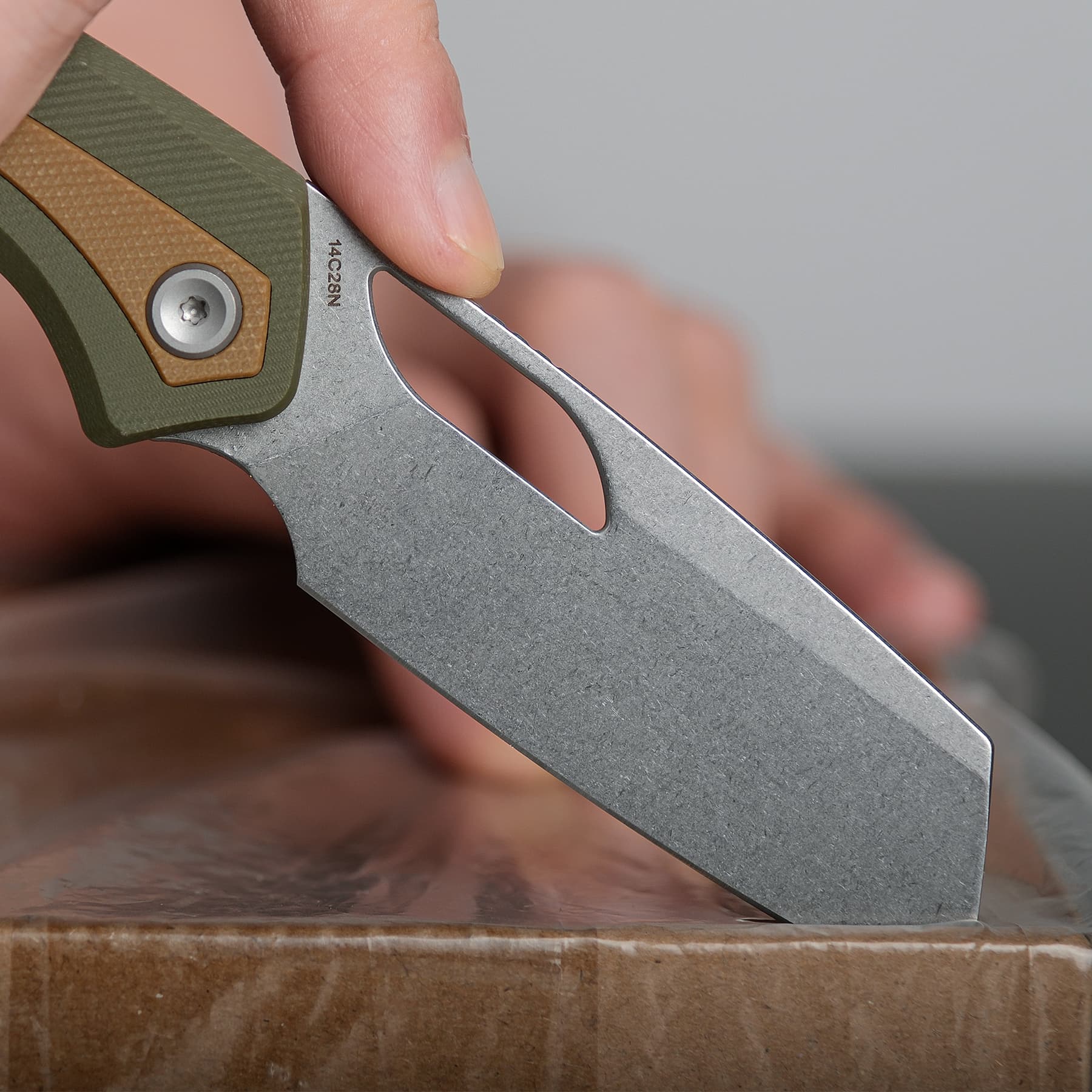 Kroc -Top Liner Lock (2.99" 14C28N Blade & G10 Handle) - A1805